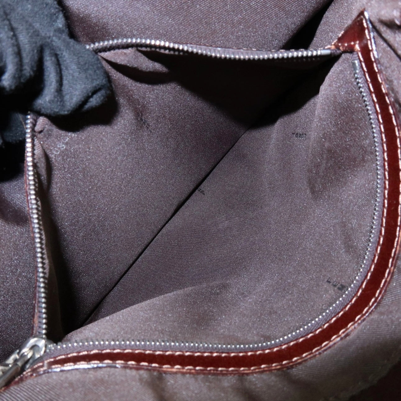 FENDI Suede Tote Shoulder Bag