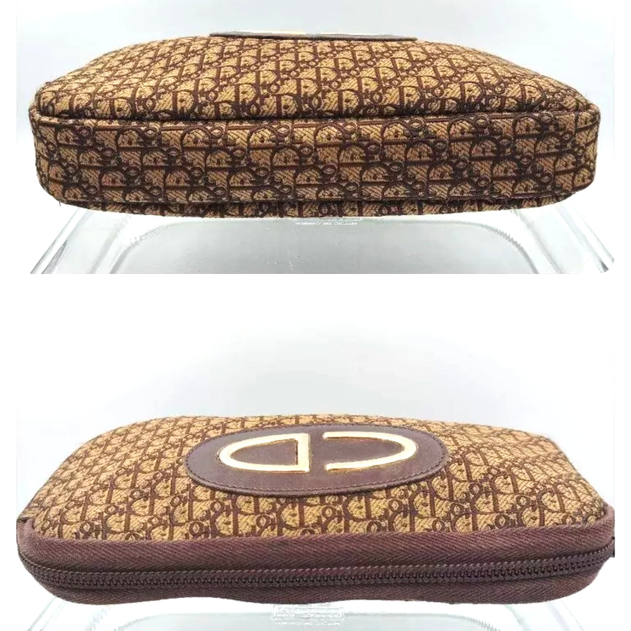 Christian Dior Trotter Pouch Brown