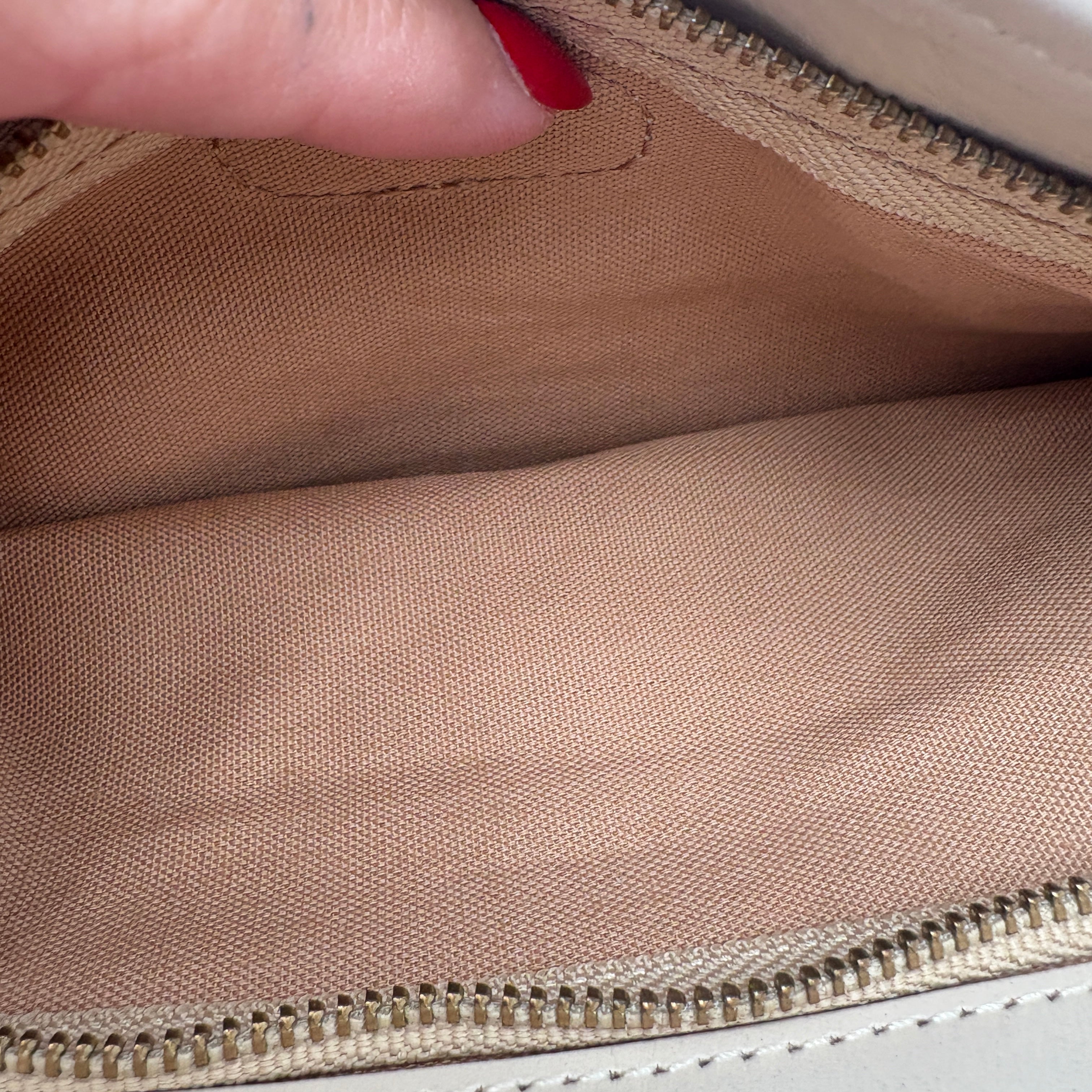 Chloe Tote Bag Leather Beige