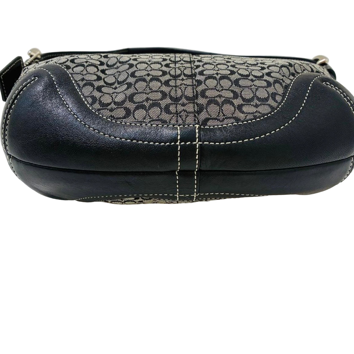 Coach Signature Black& Grey Shoulder Bag