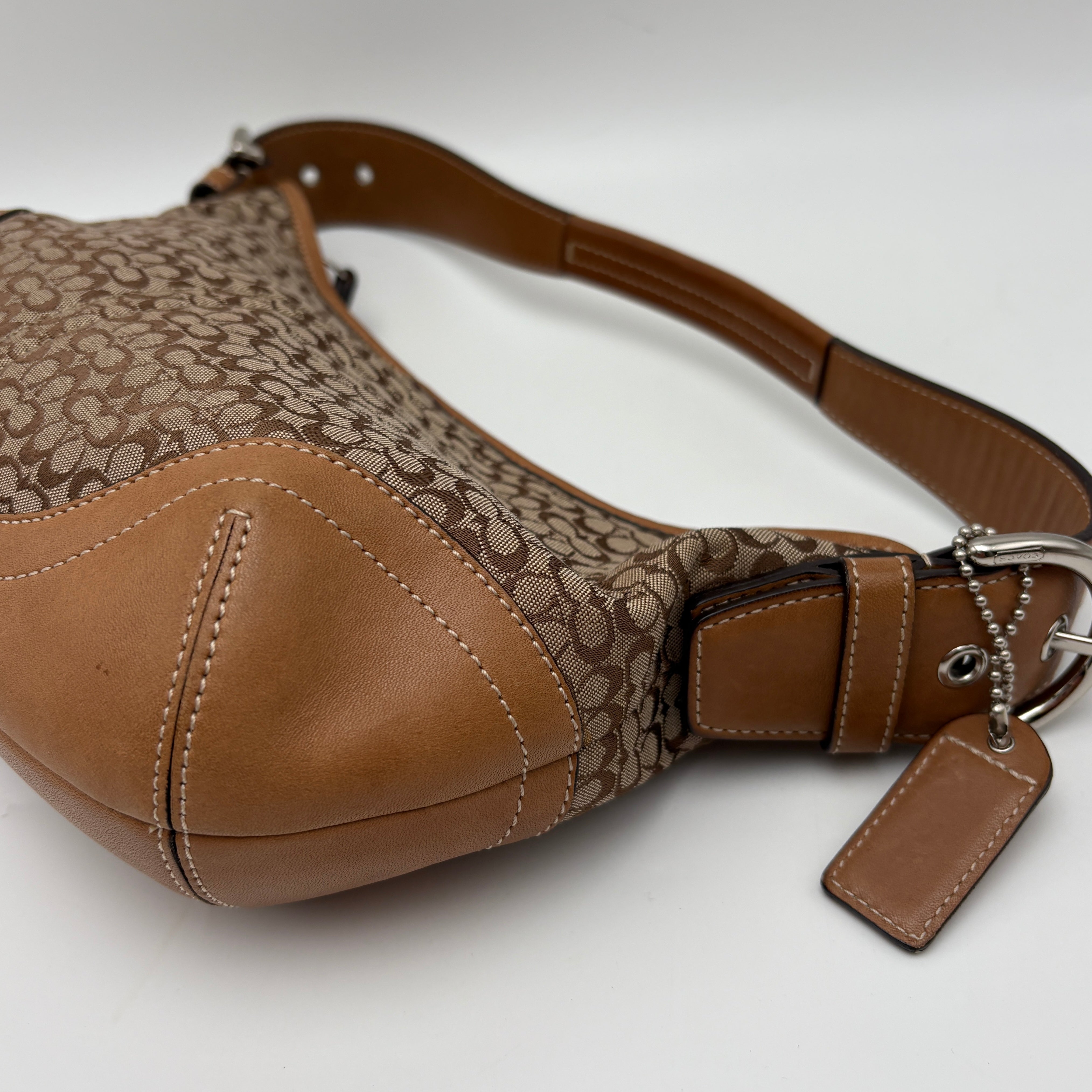 Coach signature shoulder bag