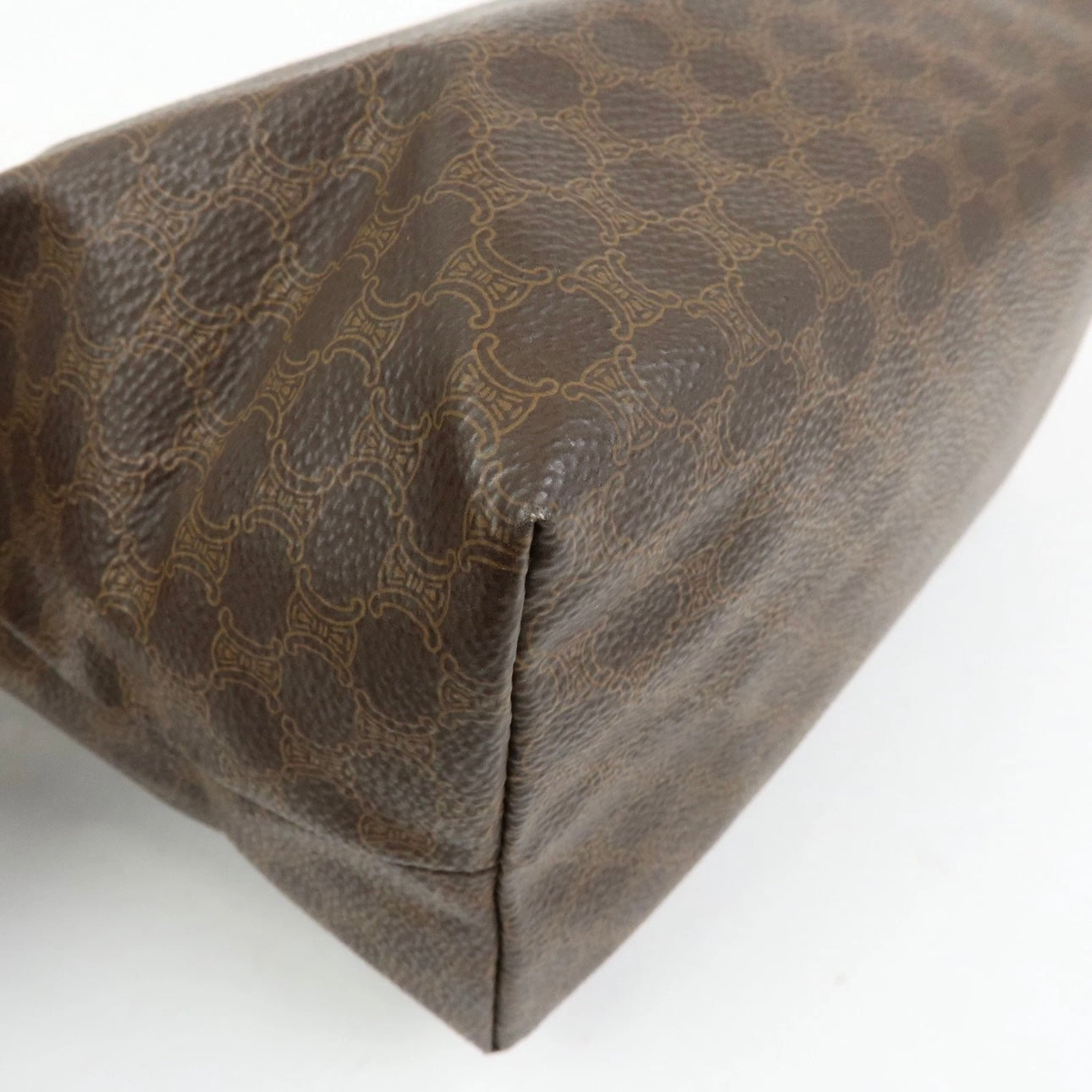 Celine Macadam Handbag Pochette - Brown, PVC