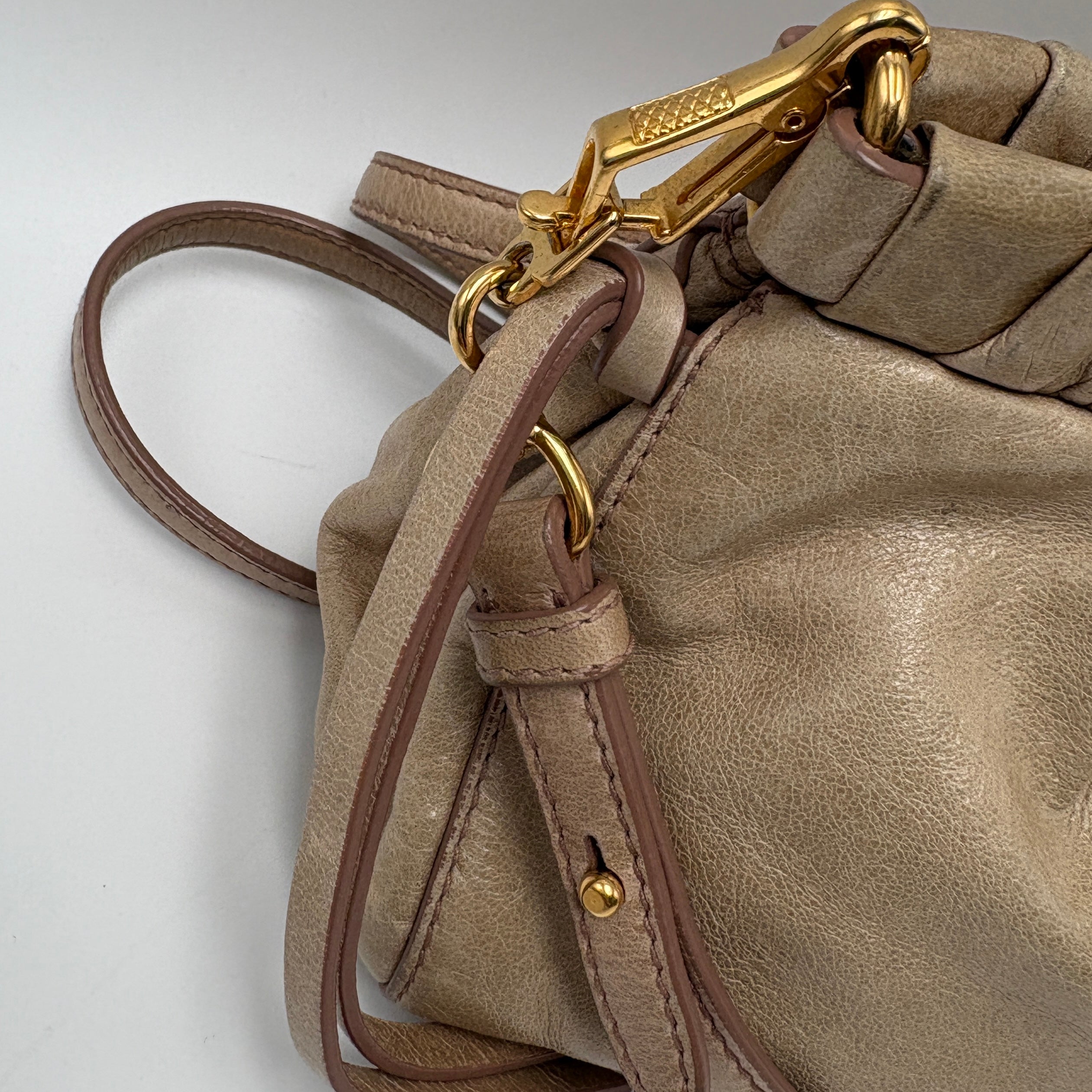 MIU MIU Leather Crossbody Bag