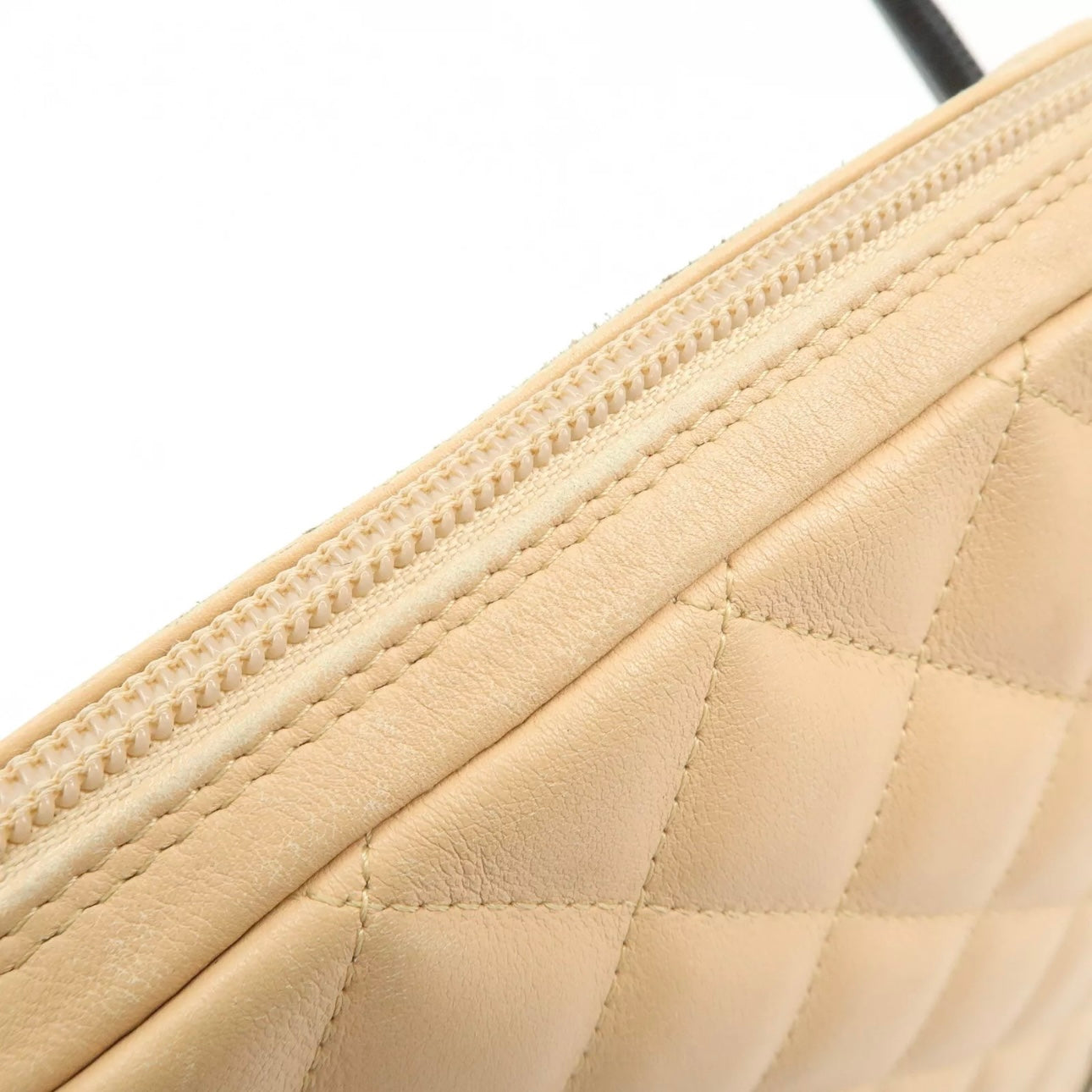 CHANEL Cambon Line Lambskin Shoulder Bag