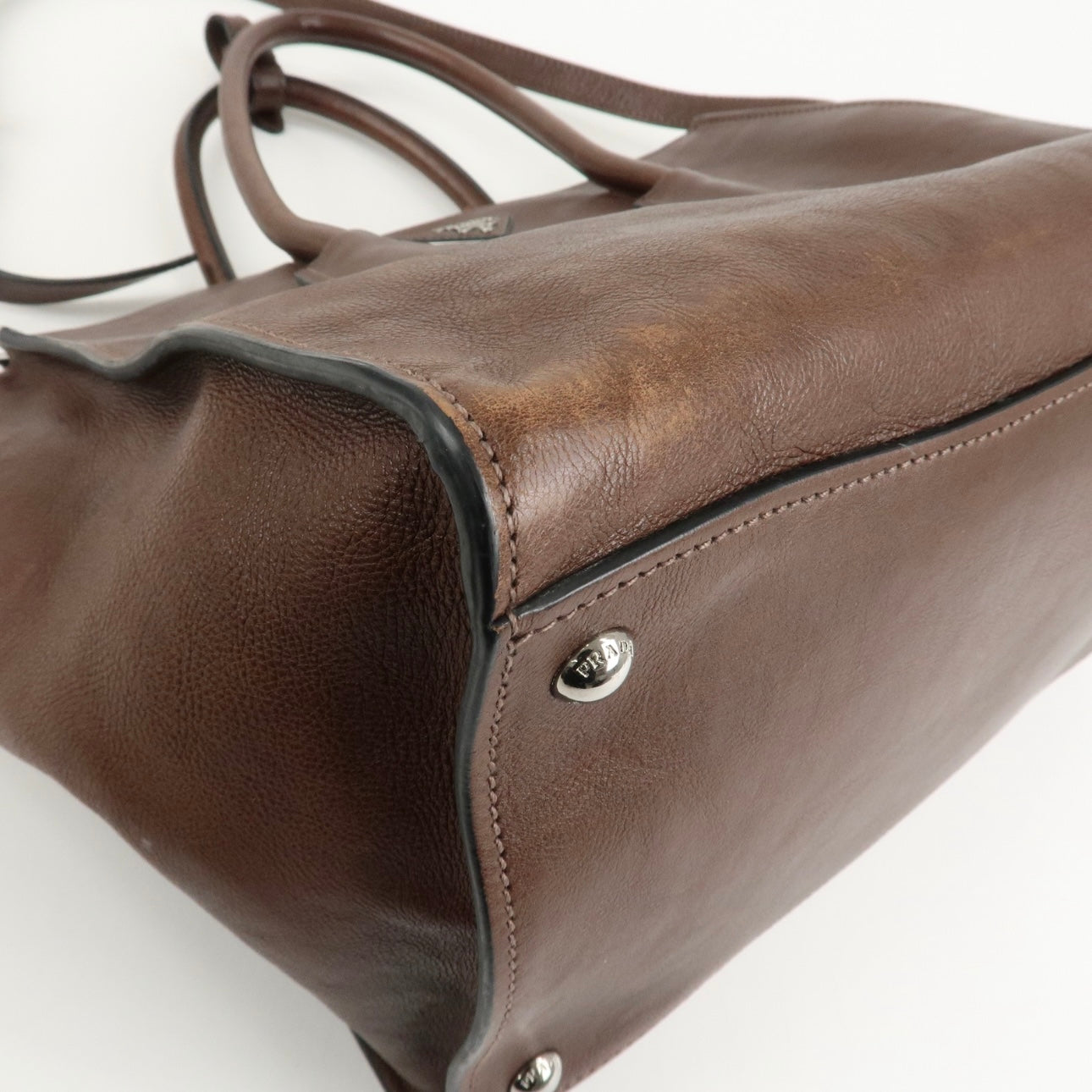 Prada 2 way brown