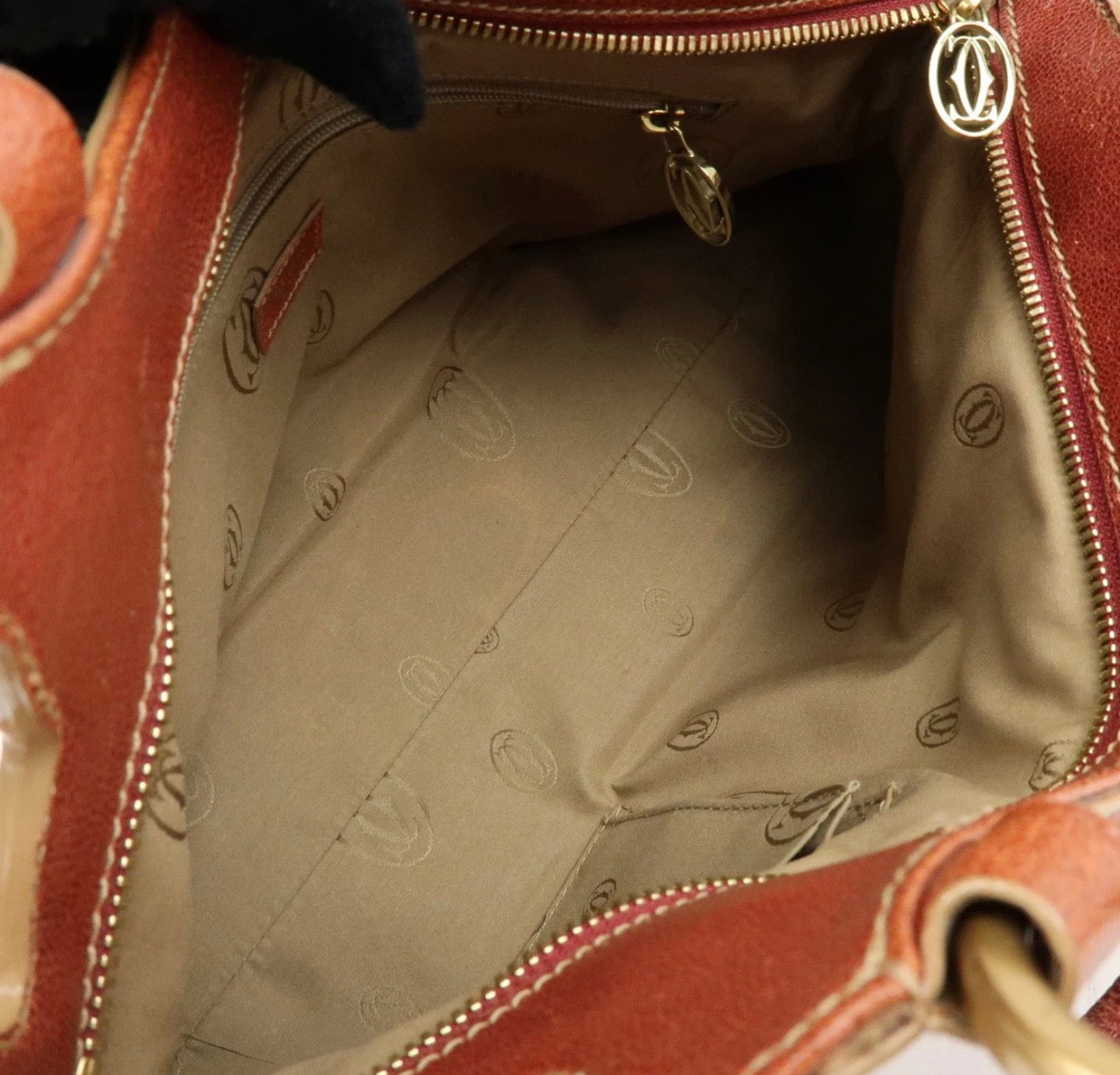 Cartier Marcello de Cartier Hand Bag - Brown, Leather