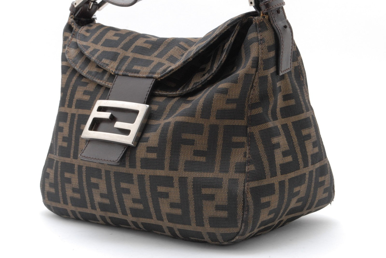 Fendi Mamma Shoulder Bag - Brown, Canvas