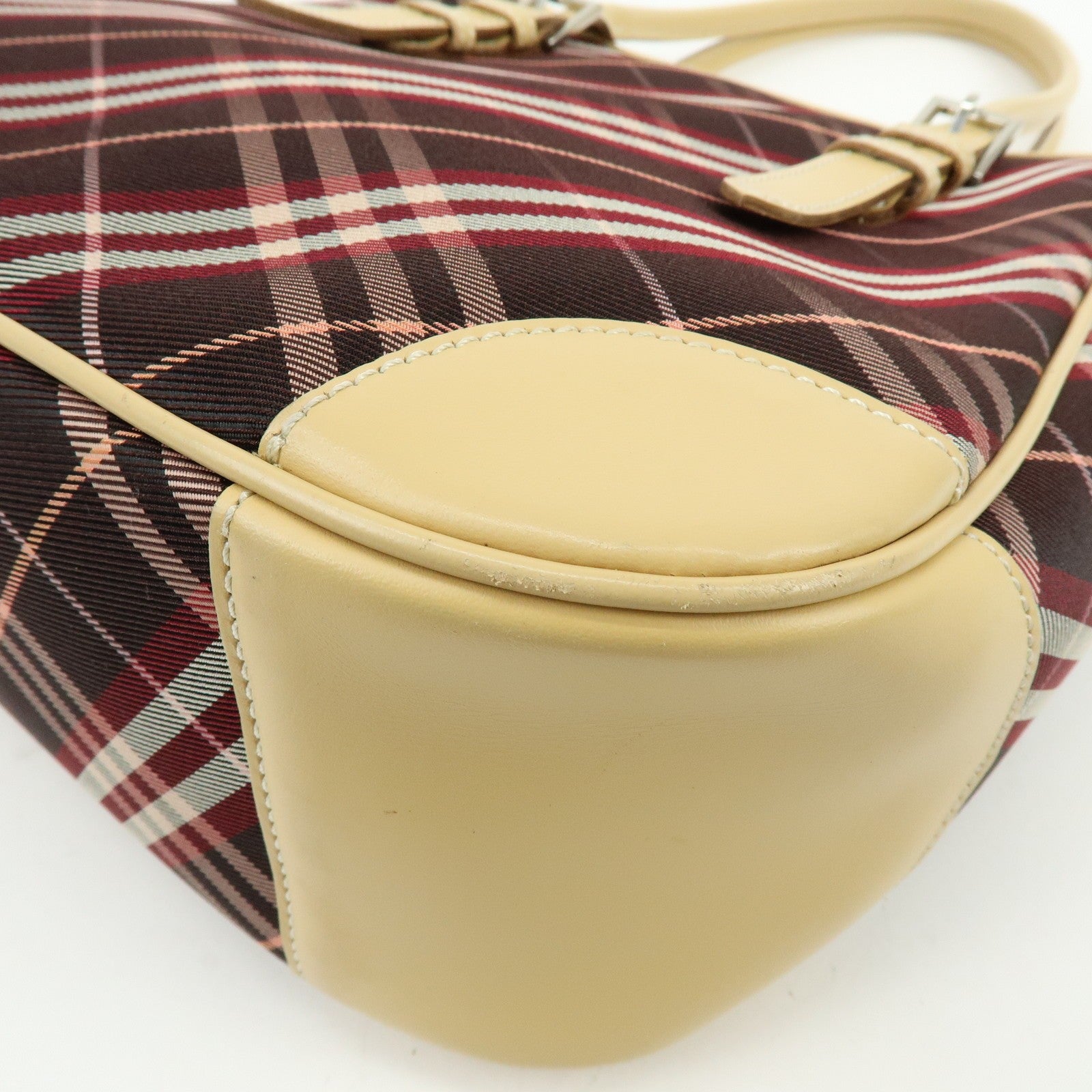 Burberry Tote Bag - Brown, Canvas and Leather