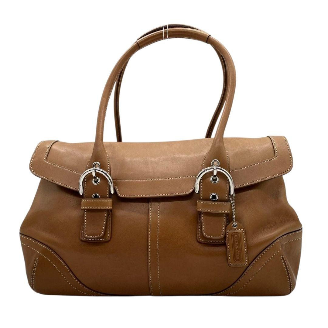 Coach 9636 Handbag - Brown, Leather