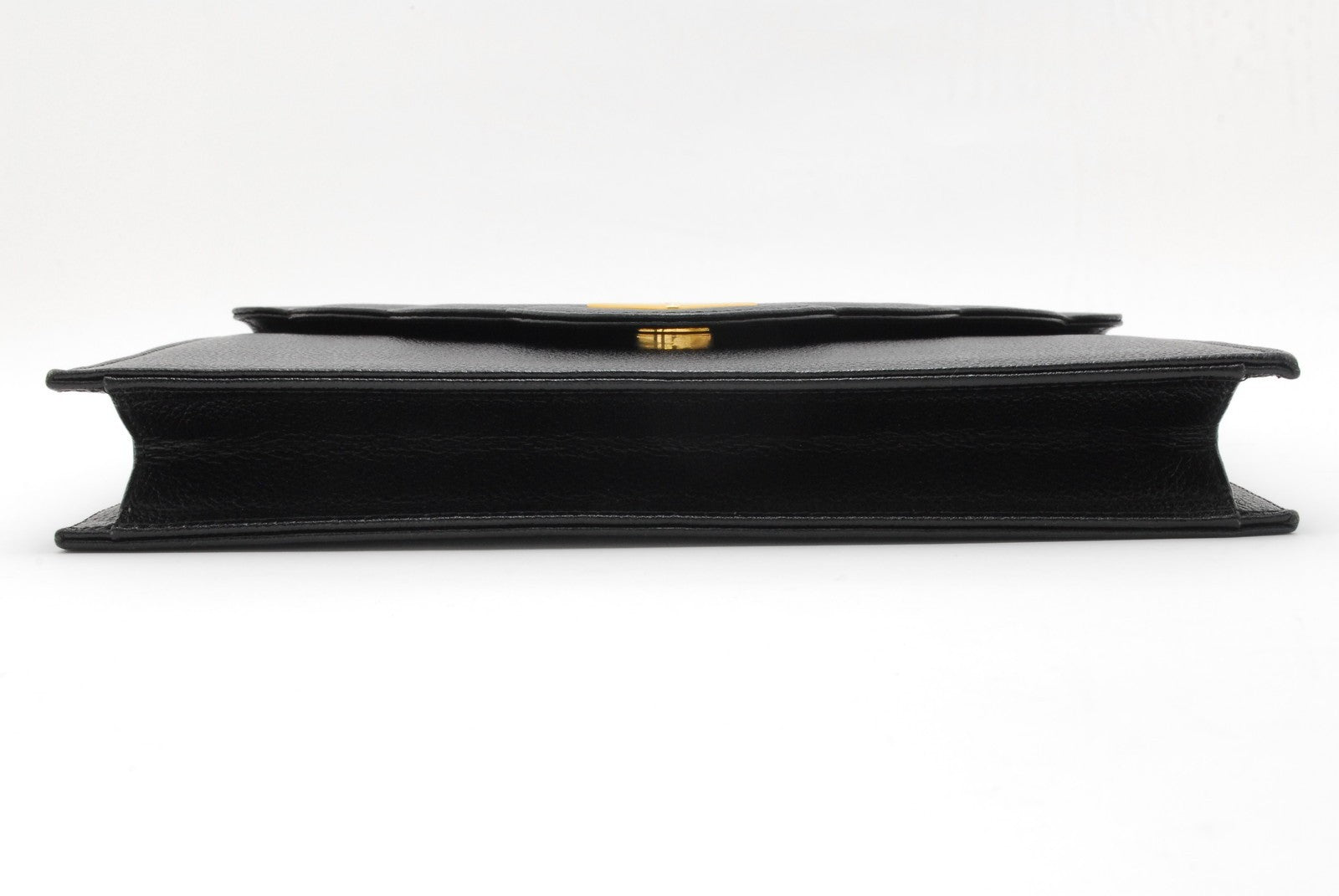 Saint Laurent Yves Vintage Clutch - Black, Leather 