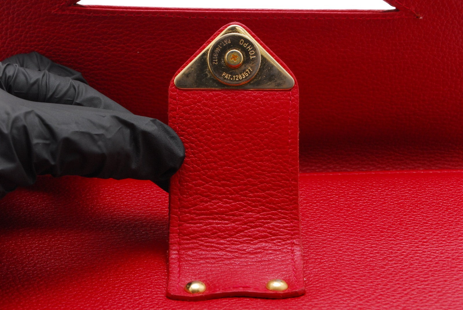 Saint Laurent Yves Clutch Bag - Red, Leather 