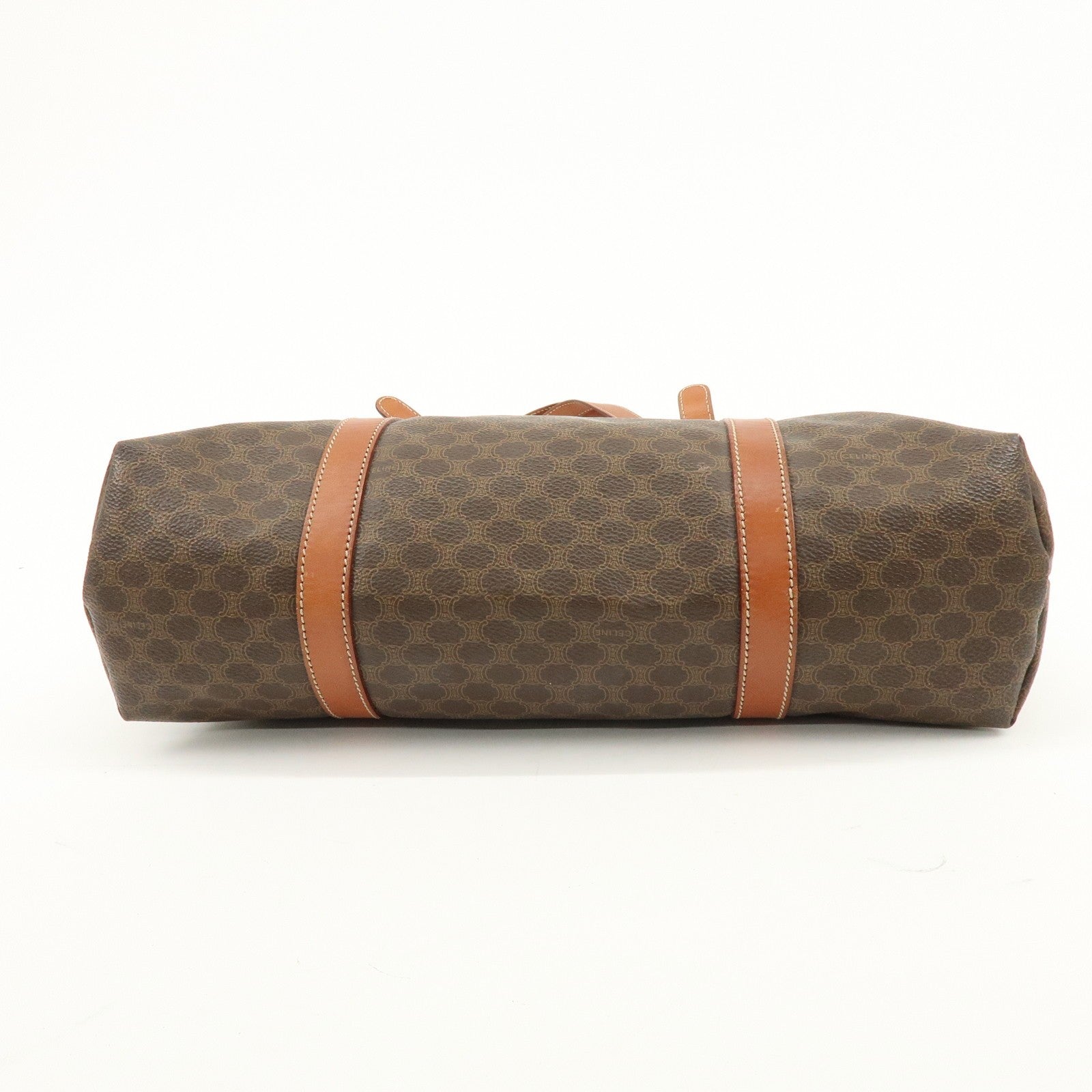 Celine Macadam Tote Bag - Brown, PVC Leather 