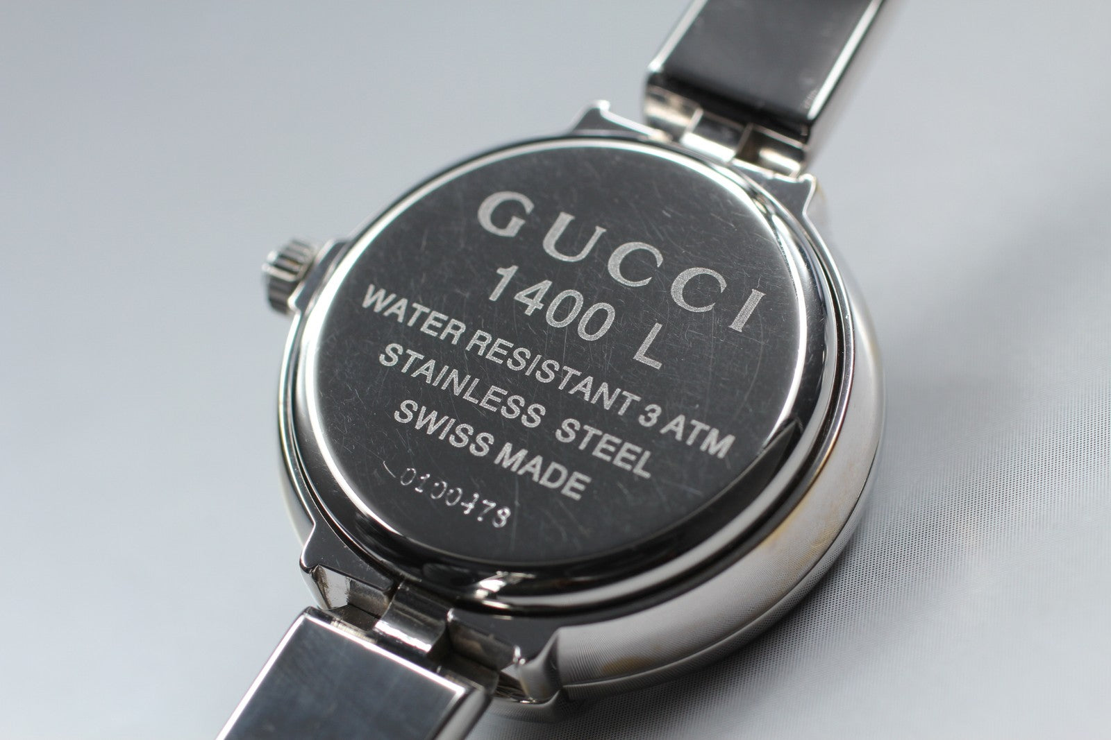 Gucci 1400L Watch - Black, Stainless Steel