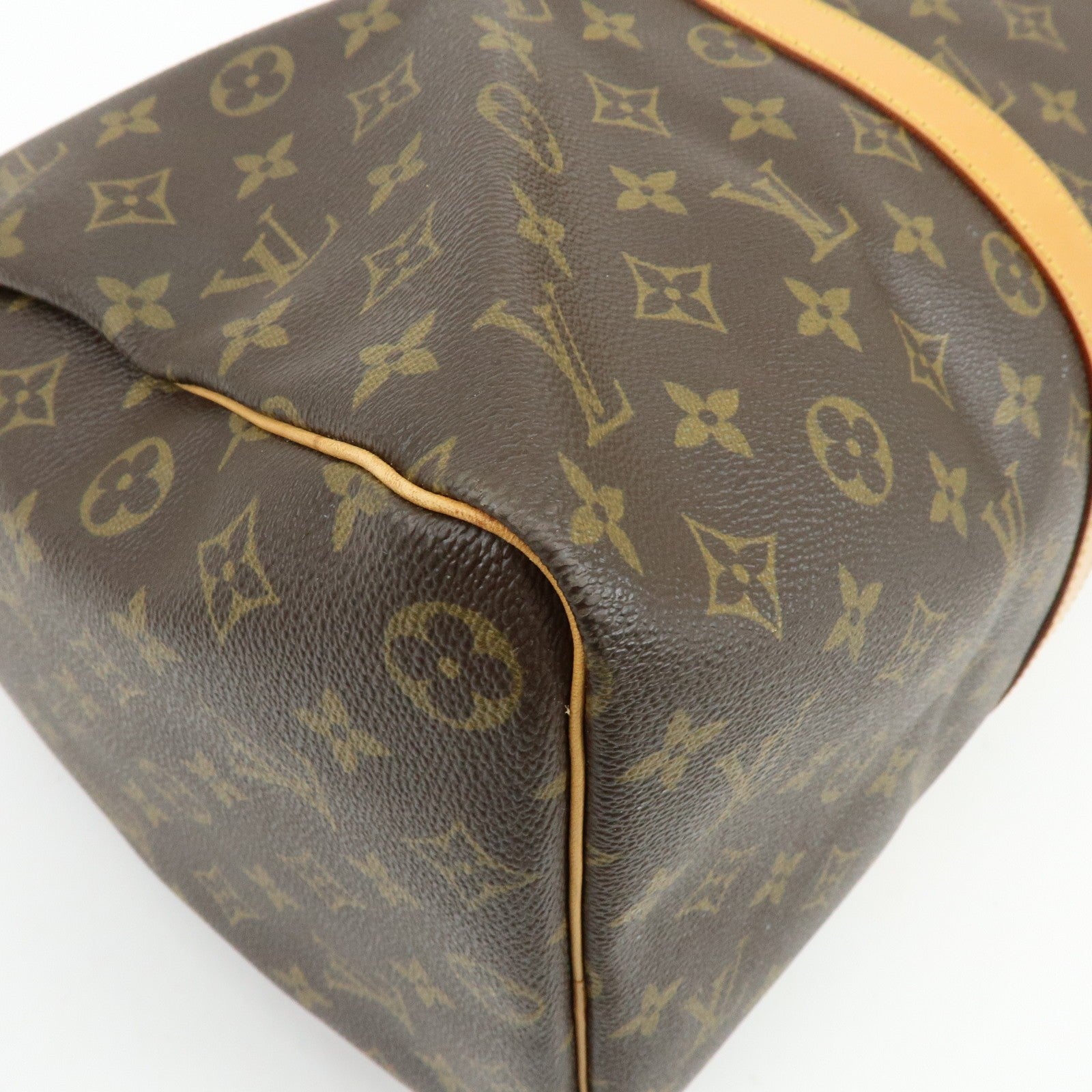 Louis Vuitton Monogram Keep All 45 Boston Bag - Brown, Monogram Canvas