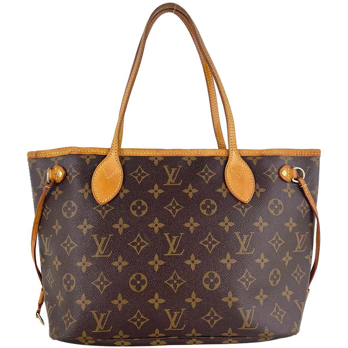 Louis Vuitton Neverfull PM Tote Bag - Brown, Coated Canvas