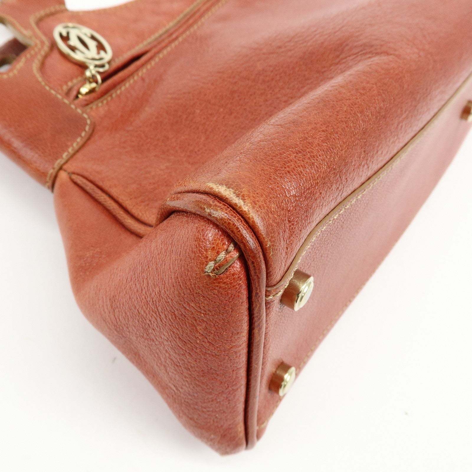 Cartier Marcello de Cartier Hand Bag - Brown, Leather