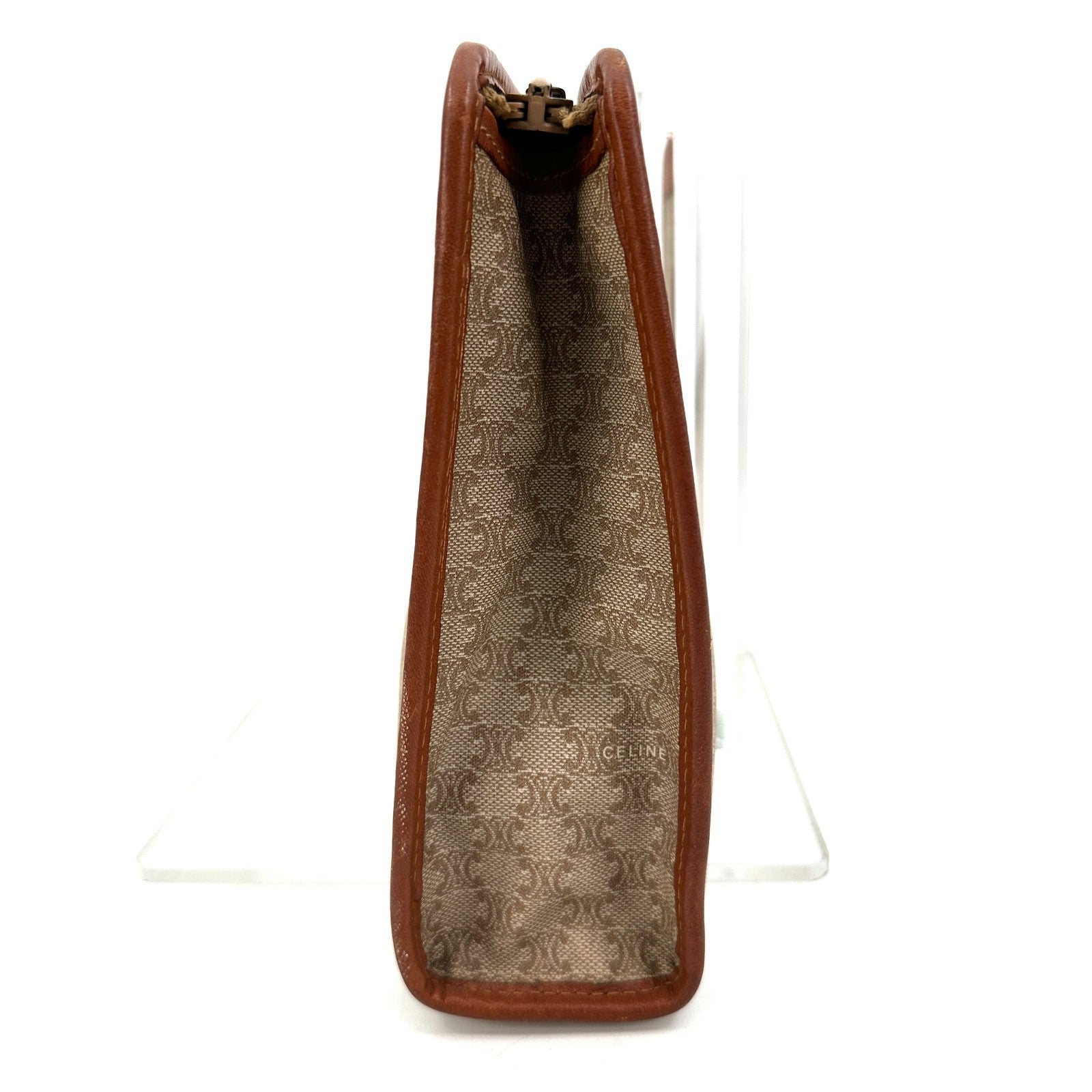 Celine C Clutch Bag - Brown, Leather