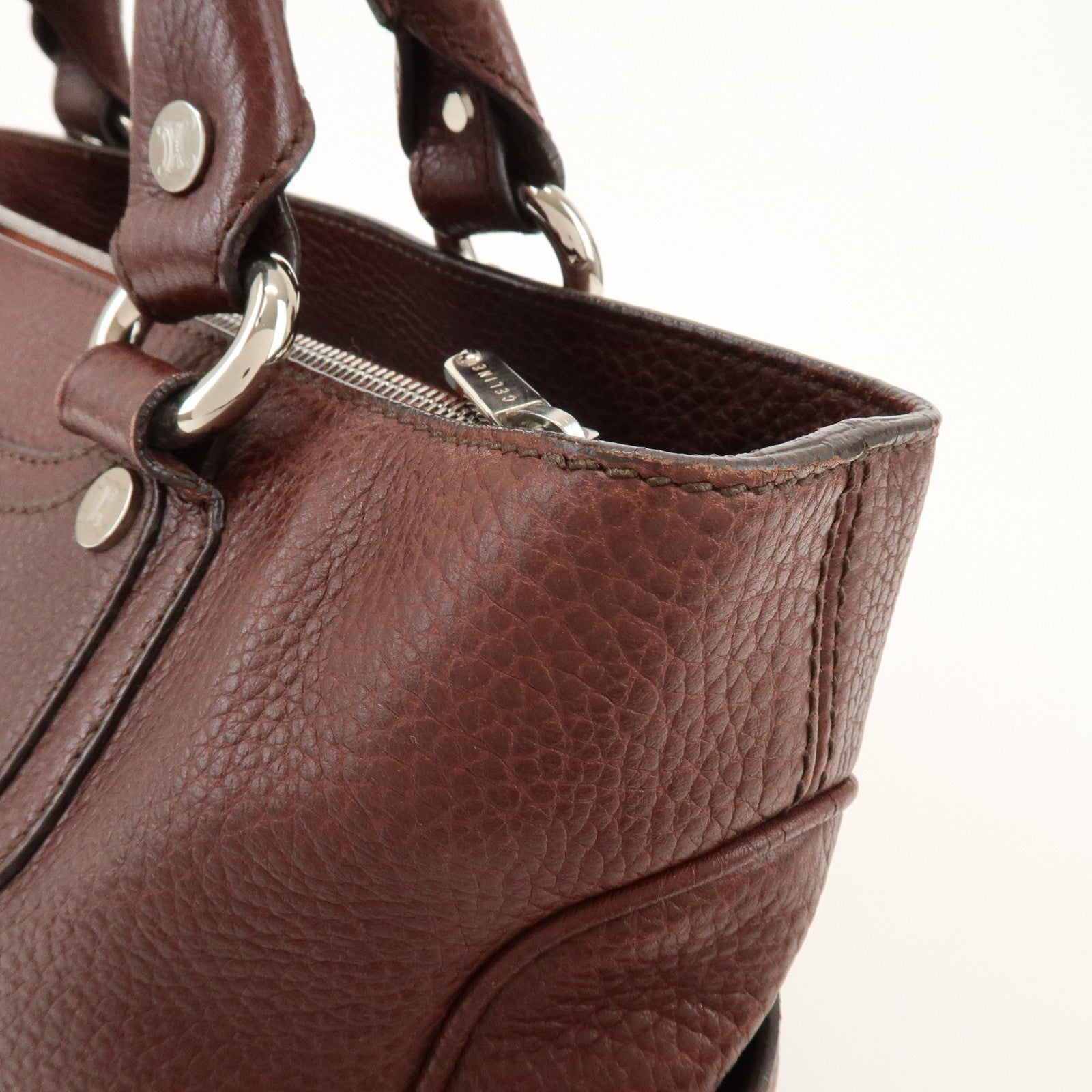 Celine Boogie Handbag - Brown, Leather