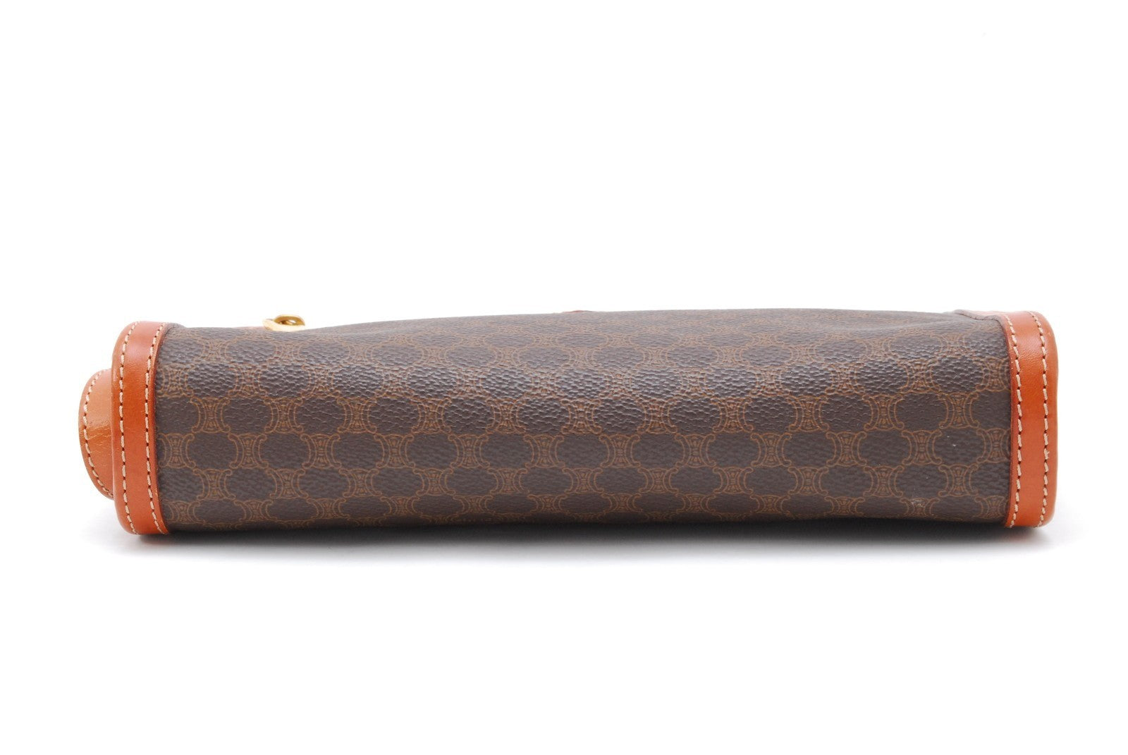 Celine Macadam Clutch Bag - Brown, Leather PVC