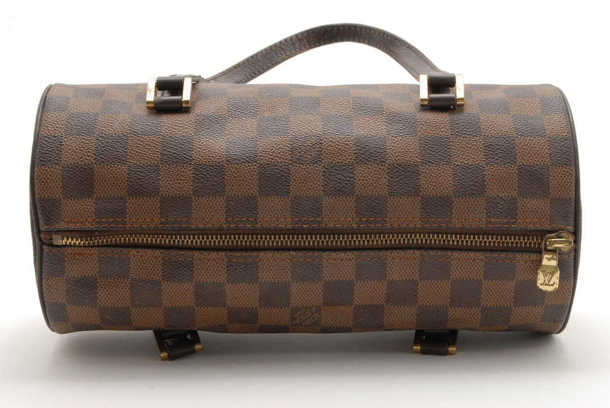 Louis Vuitton Damier Ebene Papillon 30 Hand Bag - Brown, PVC Leather
