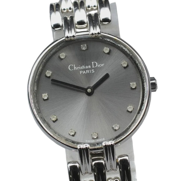 Christian Dior Bagbeera Wristwatch - Gray, Stainless Steel