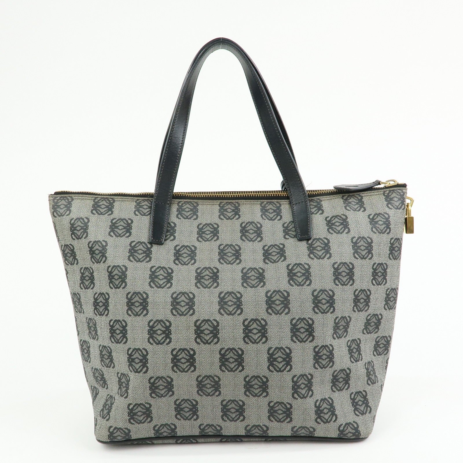 Loewe Anagram Tote Bag - Black, PVC Coating Canvas and Leather