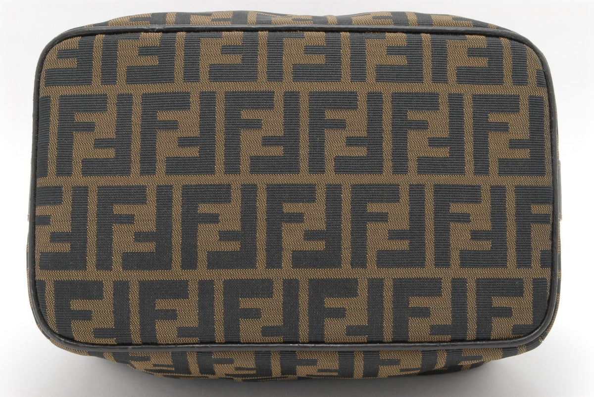 Fendi Zucca Large Vanity Bag - Brown, Canvas