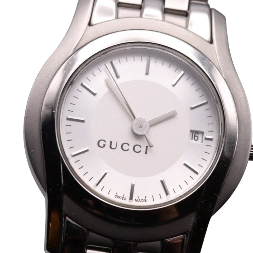 Gucci 5500L Watch - Silver, Stainless Steel- מגיע עם הקופסה!