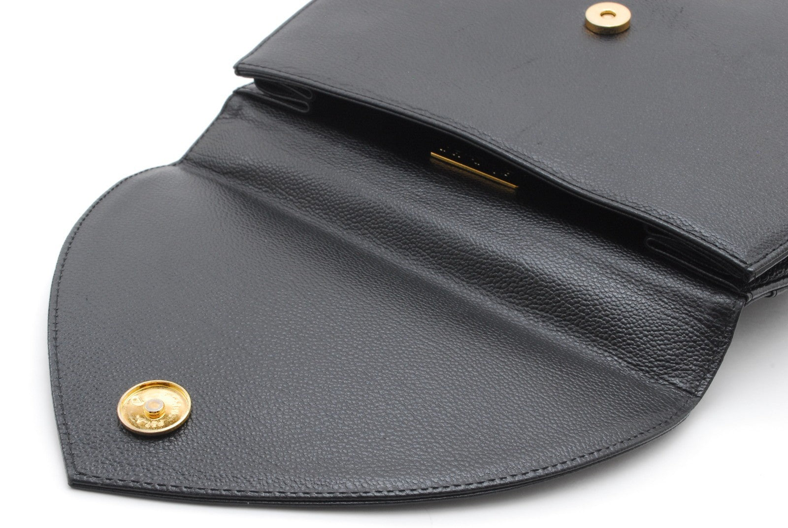 Saint Laurent Vintage Top Hand Bag - Black, Leather 