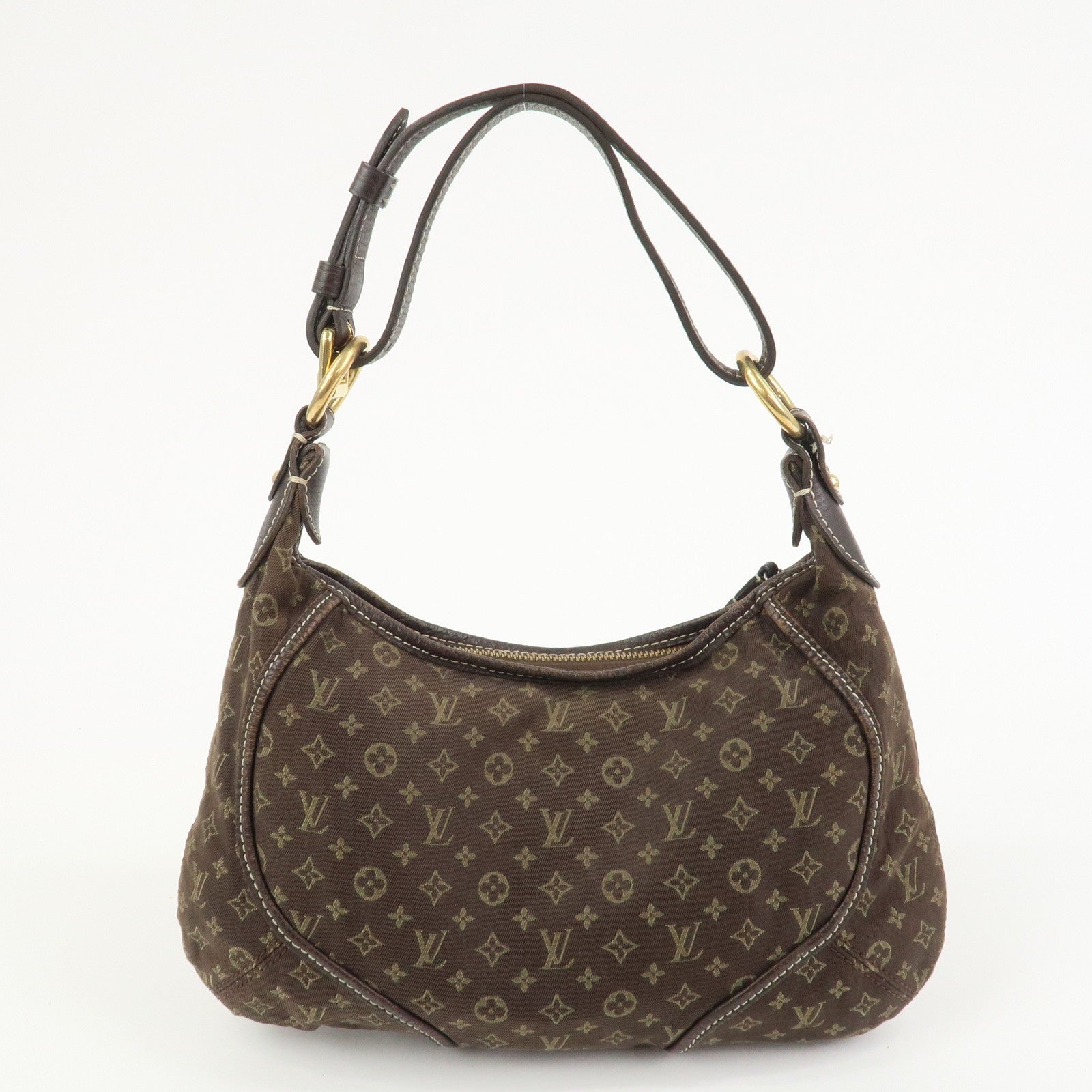 Louis Vuitton Monogram Mini Lin Manon PM Shoulder Bag - Brown, Canvas