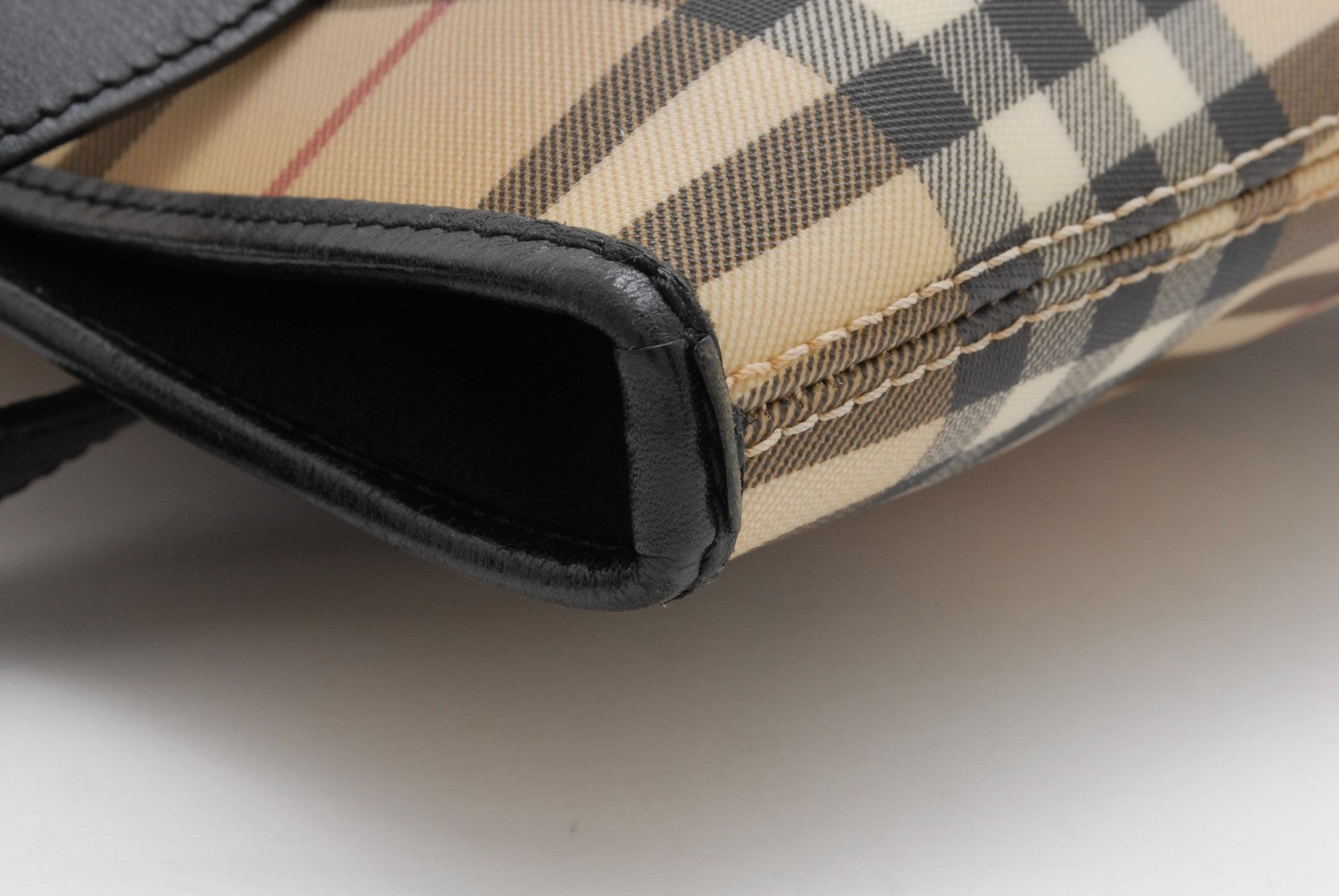 Burberry Nova Tote Bag - Beige, Canvas and Leather