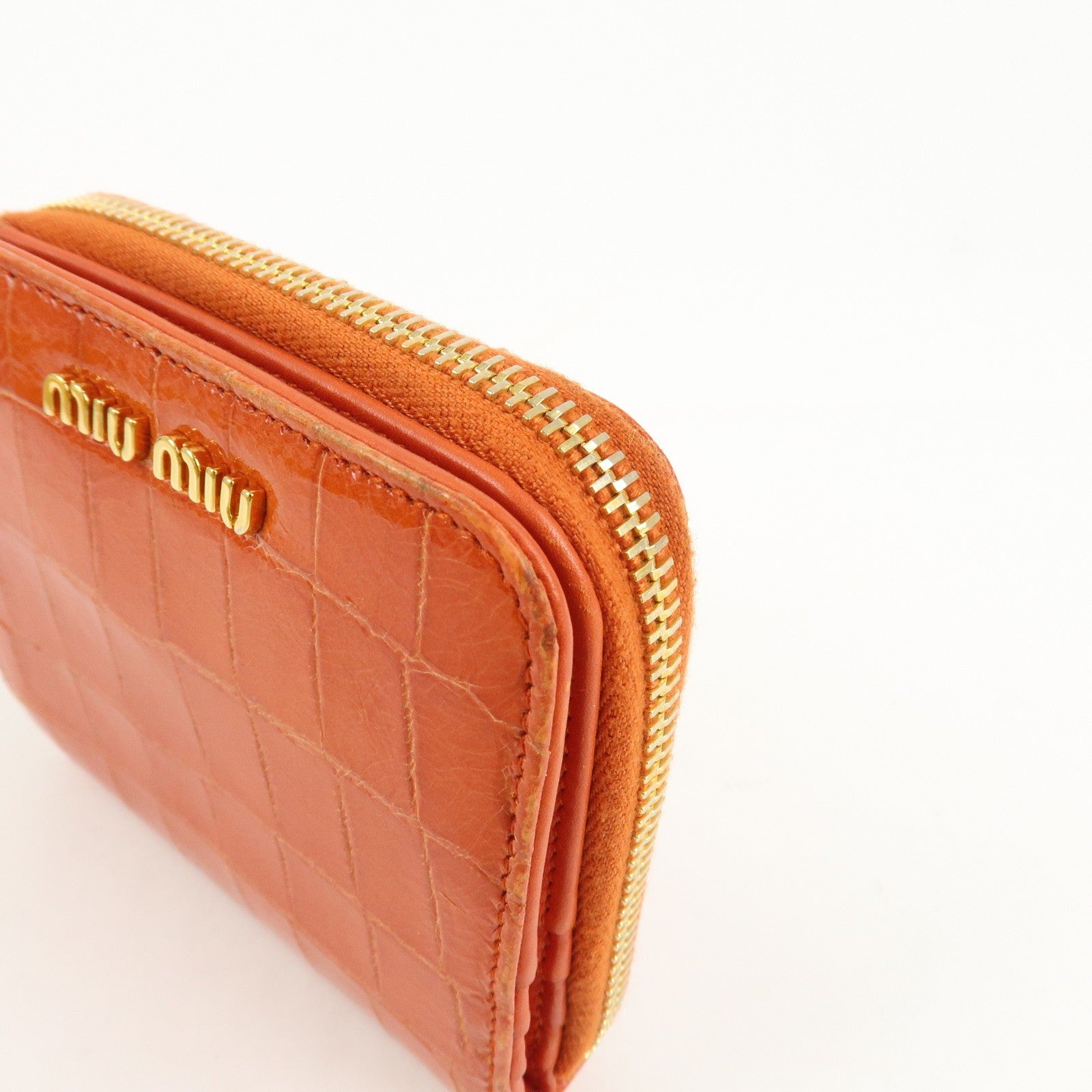 Miu Miu Wallet - Orange, Leather