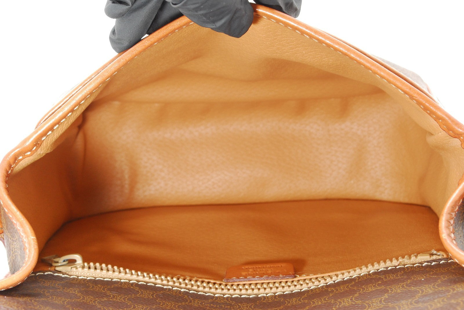 Celine Macadam Shoulder Bag - Brown, Leather PVC 