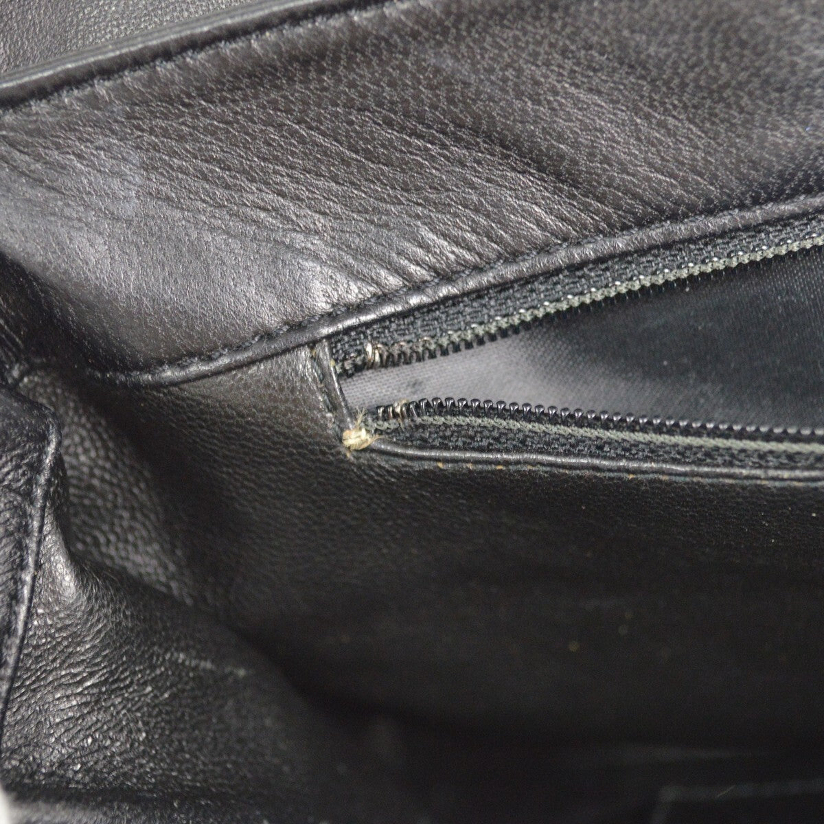 Chanel Straight Flap Shoulder Bag - Black, Lambskin