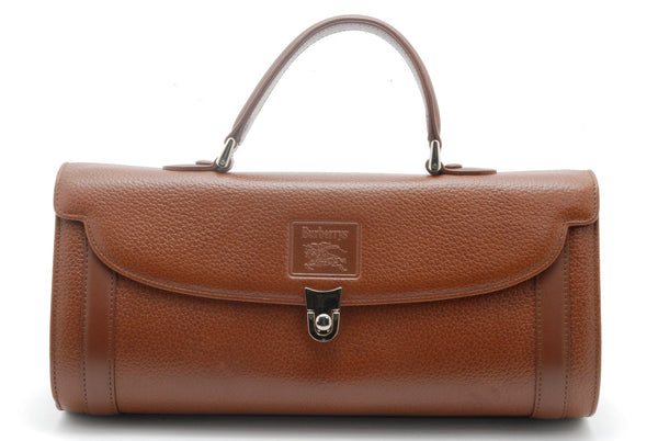Burberry Barrel Bag Handbag - Brown, Leather