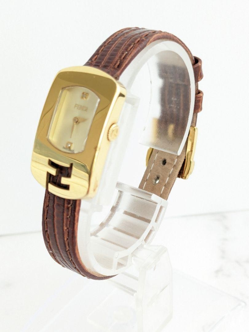 Fendi 2P Diamond Chameleon Watch - Silver, Metal