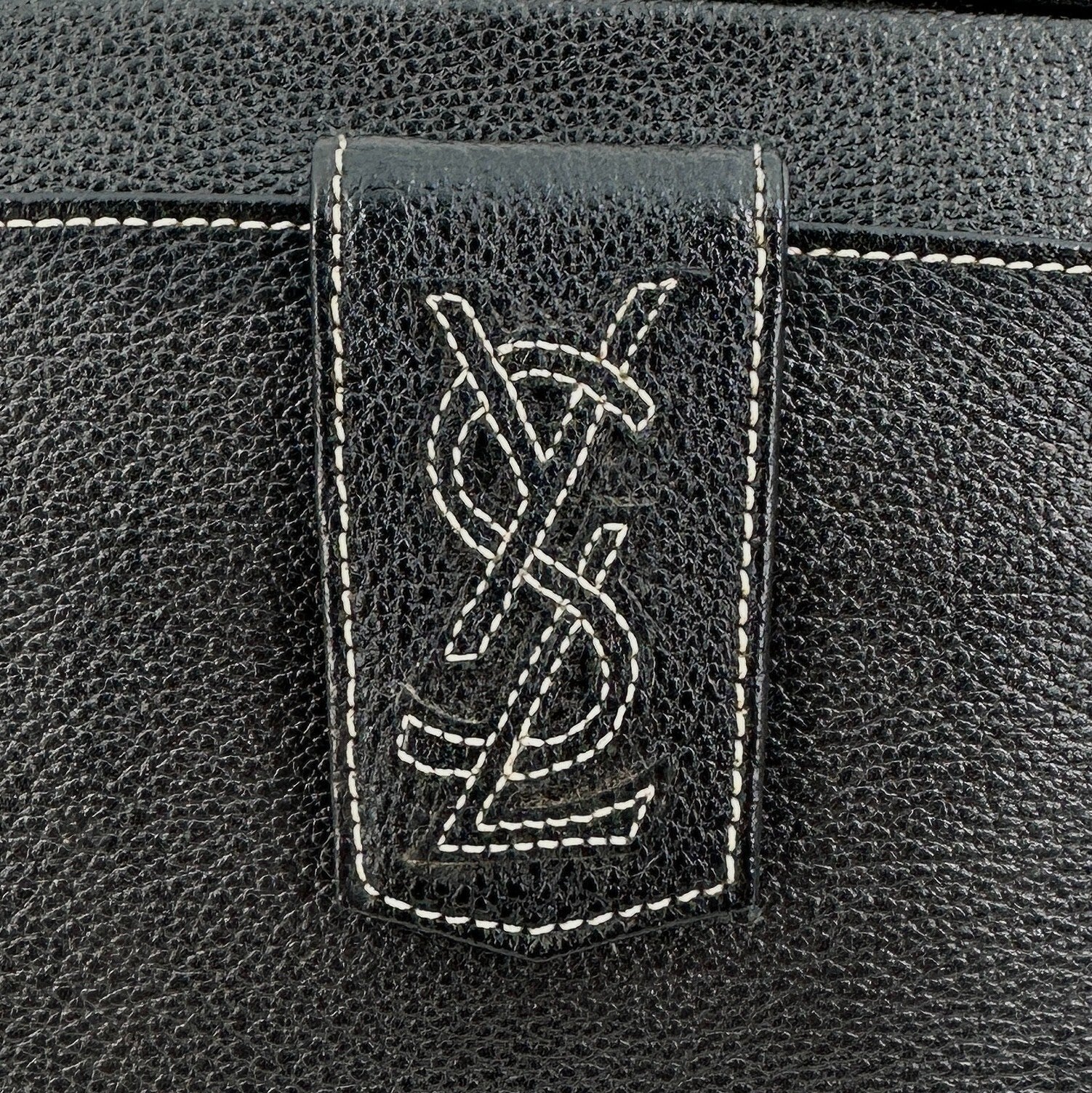 Saint Laurent Yves Shoulder Bag - Black, Leather