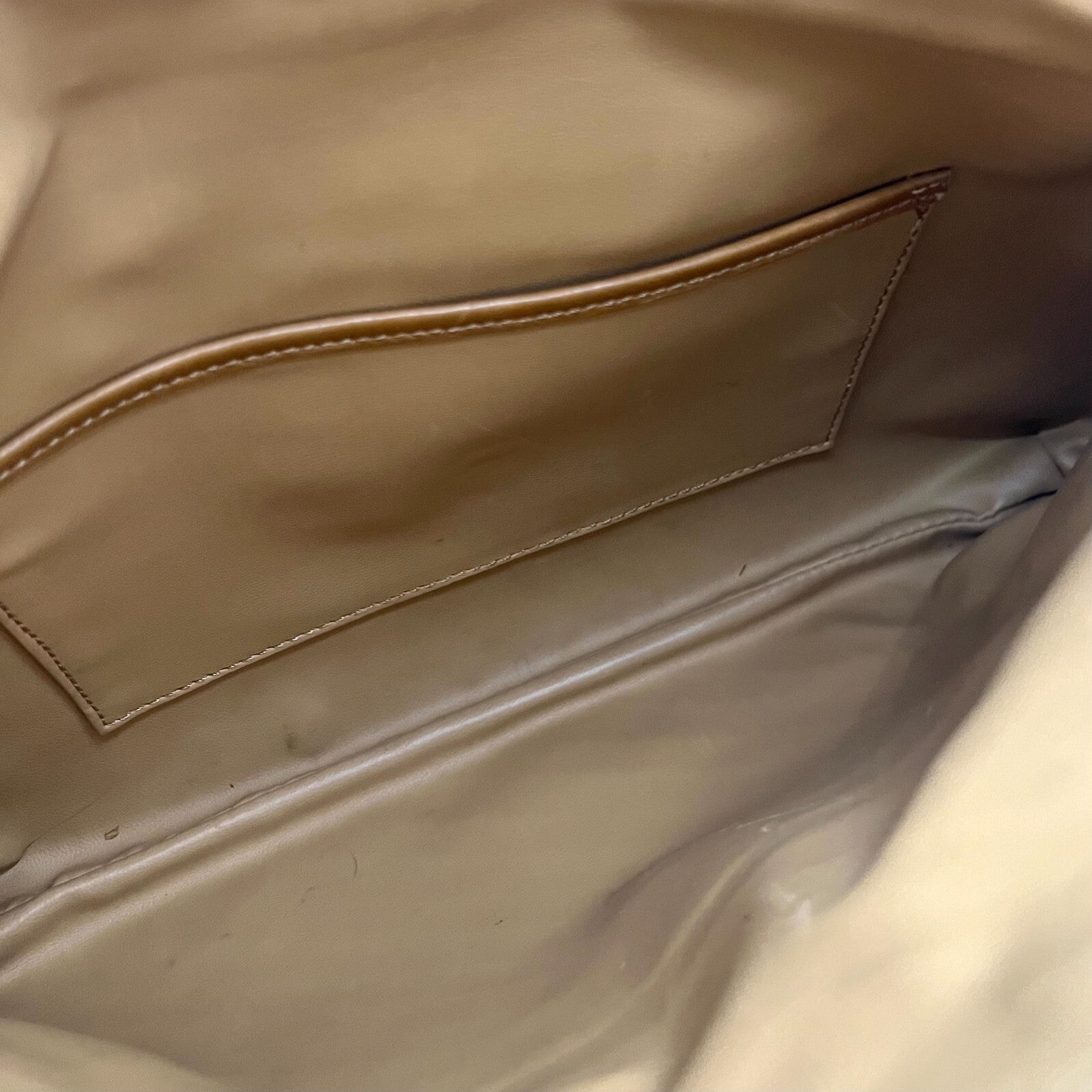 Celine Macadam Clutch - Ivory, Leather