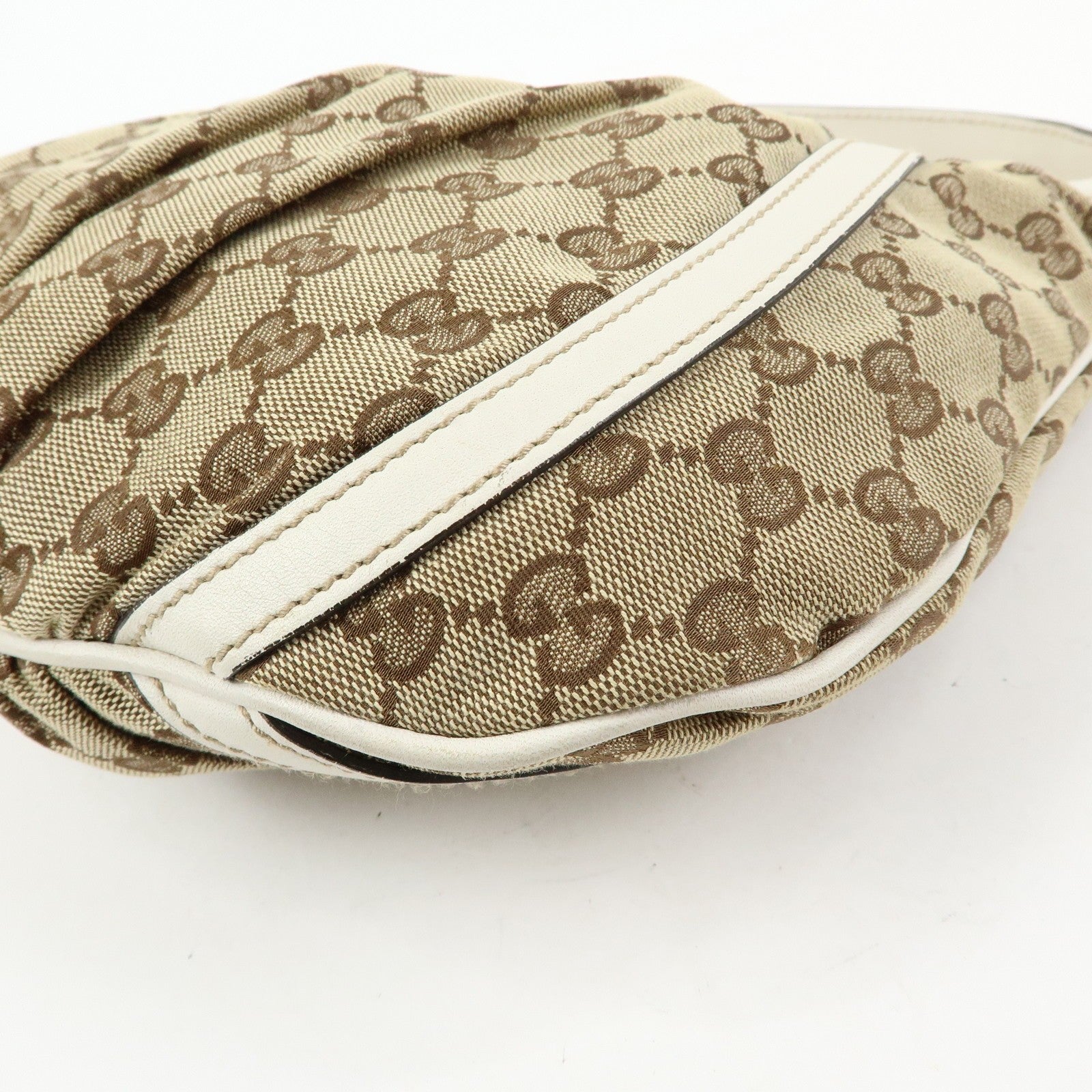 Gucci Abbey Shoulder Bag - Beige, GG Canvas, Leather
