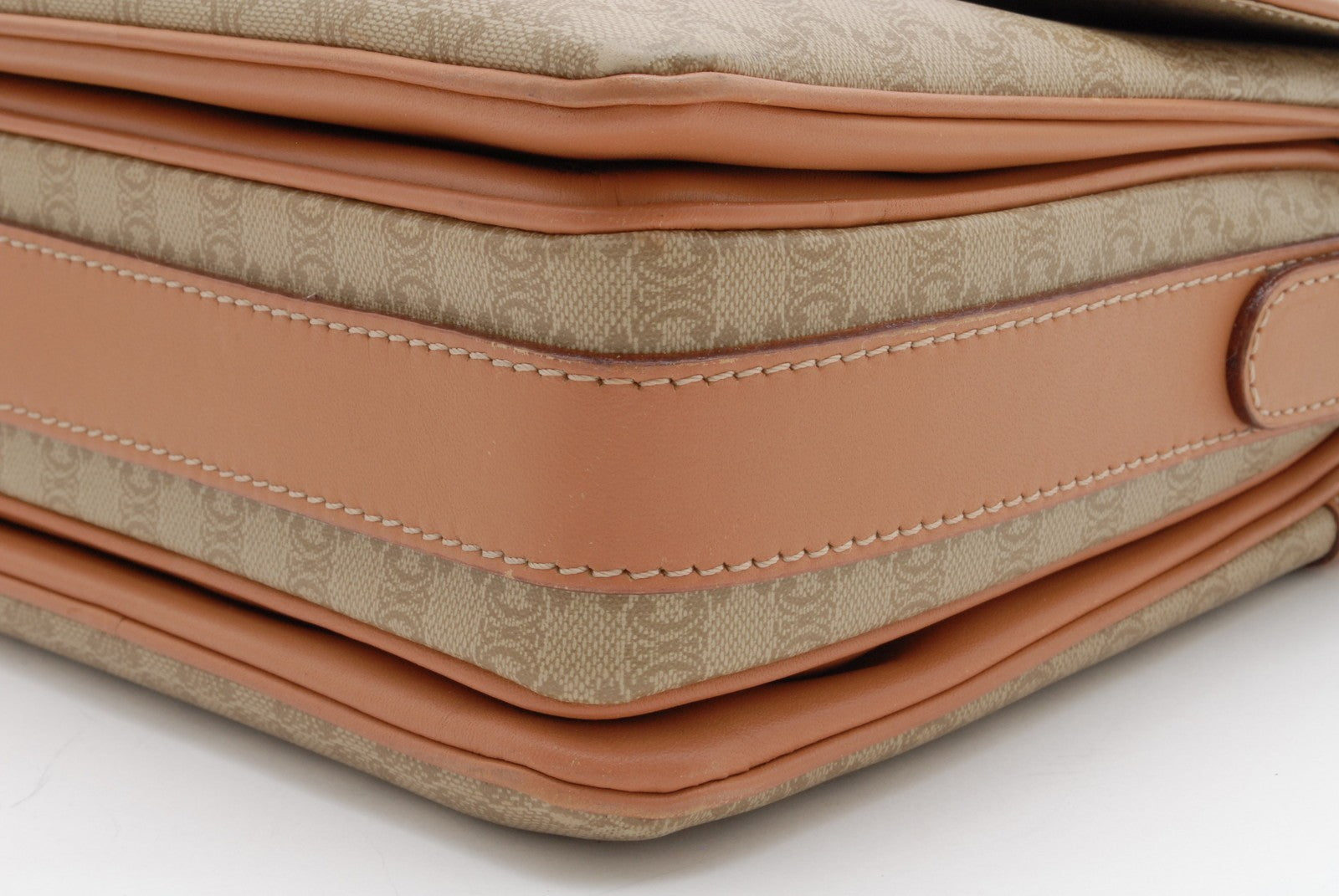 Celine Macadam Shoulder Bag - Beige, PVC Leather