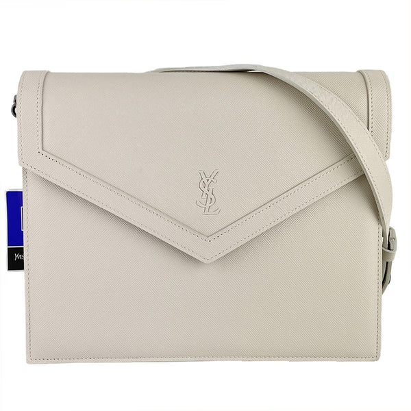 Saint Laurent Shoulder Bag - Off White, Leather