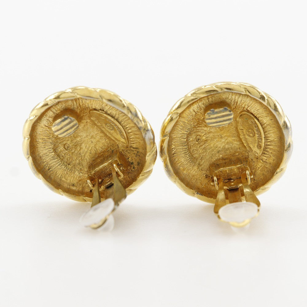 Chanel COCO Mark Earring - Gold, Plated Gold
