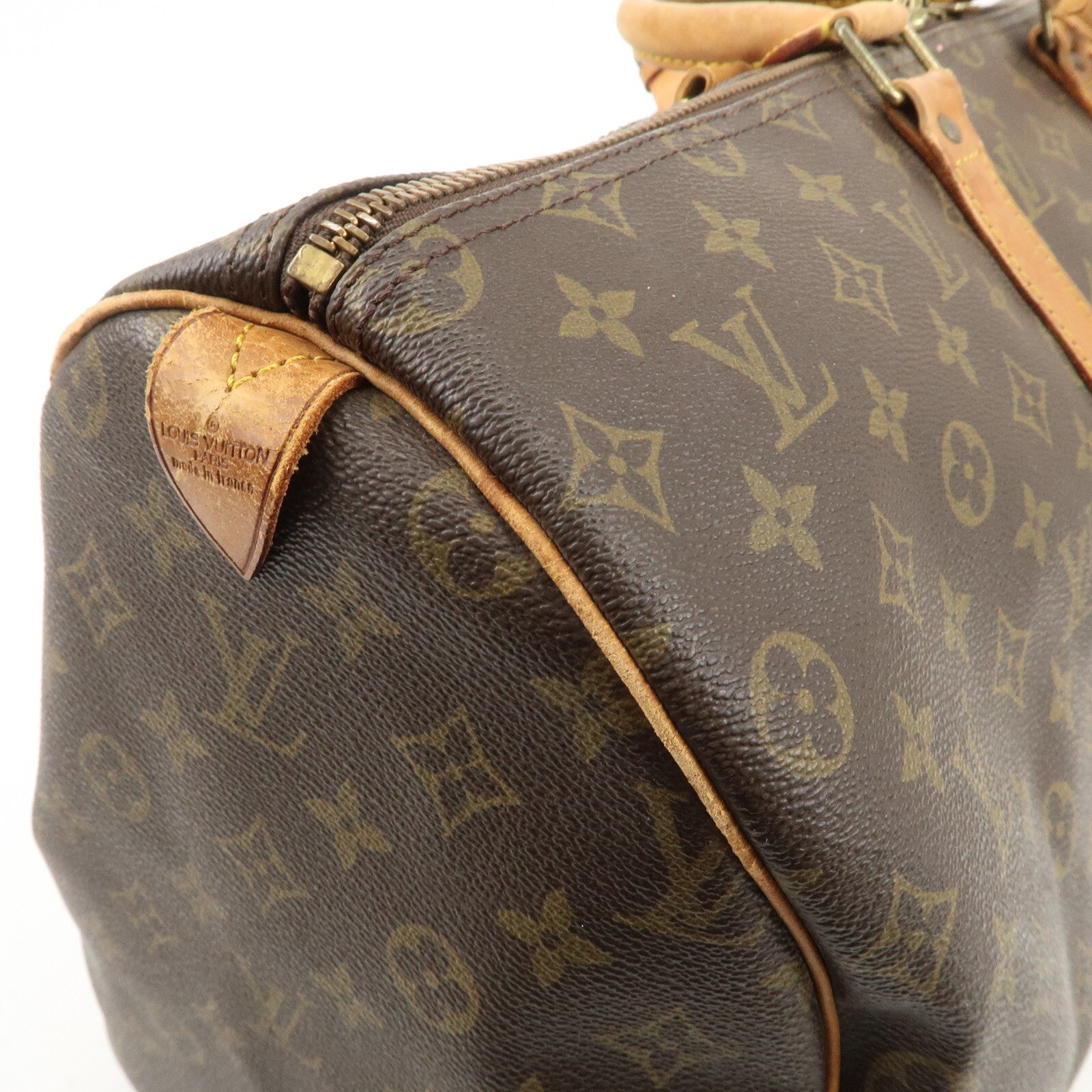 Louis Vuitton Monogram Keep All 50 Boston Bag - Brown, Monogram Canvas, Nume Leather