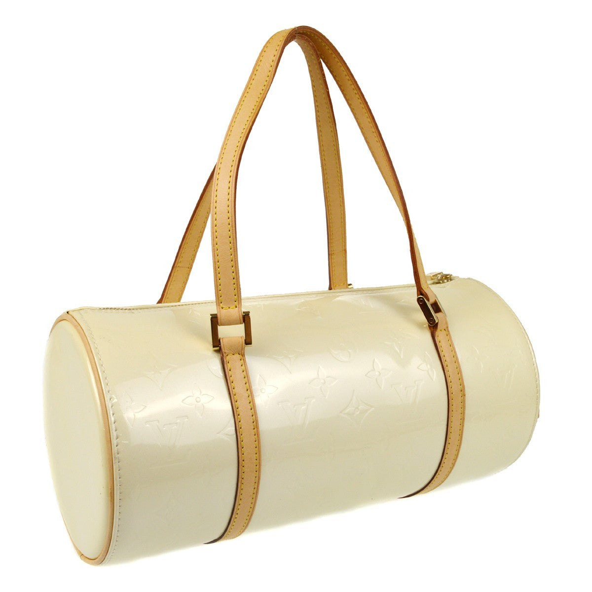 Louis Vuitton Bedford Handbag - White, Patent Leather