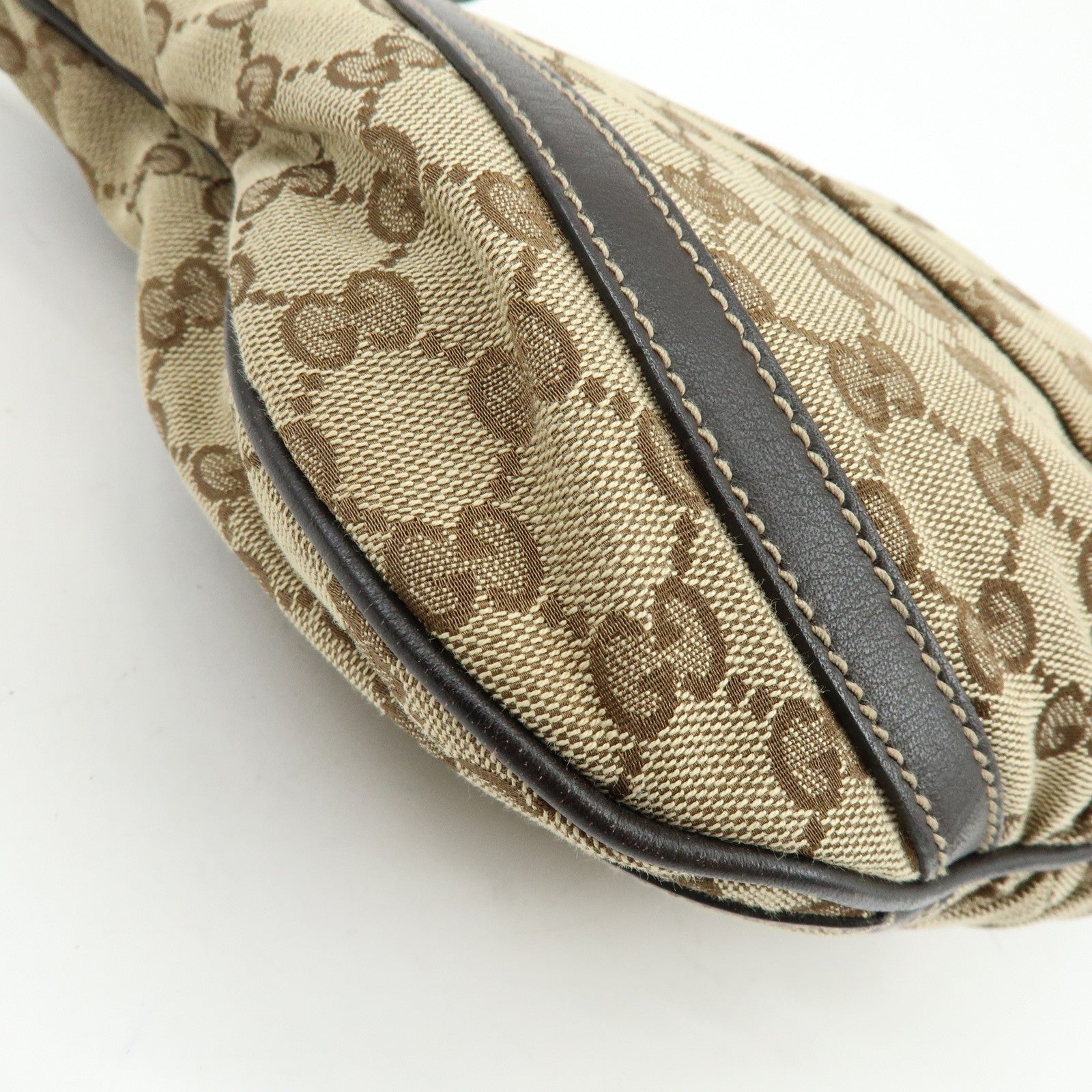Gucci 203257 Shoulder Crossbody Bag - Brown, GG Canvas, Leather