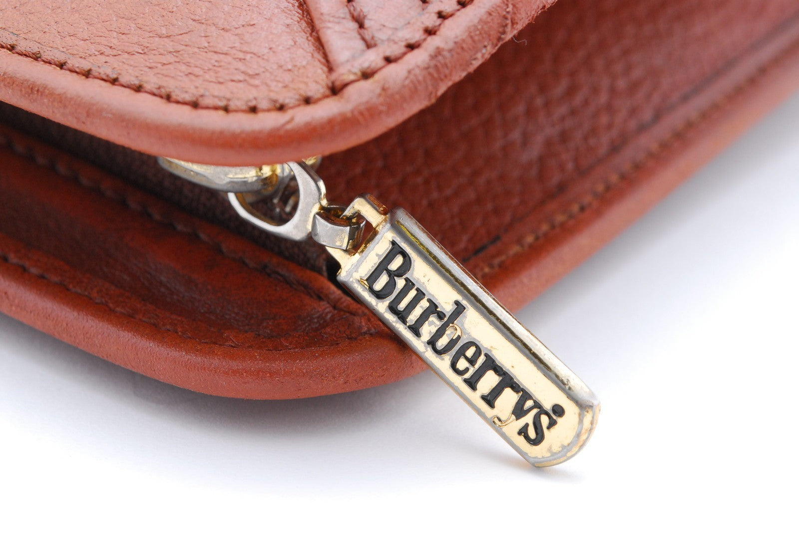 Burberry Vintage Clutch Bag - Brown, Leather 