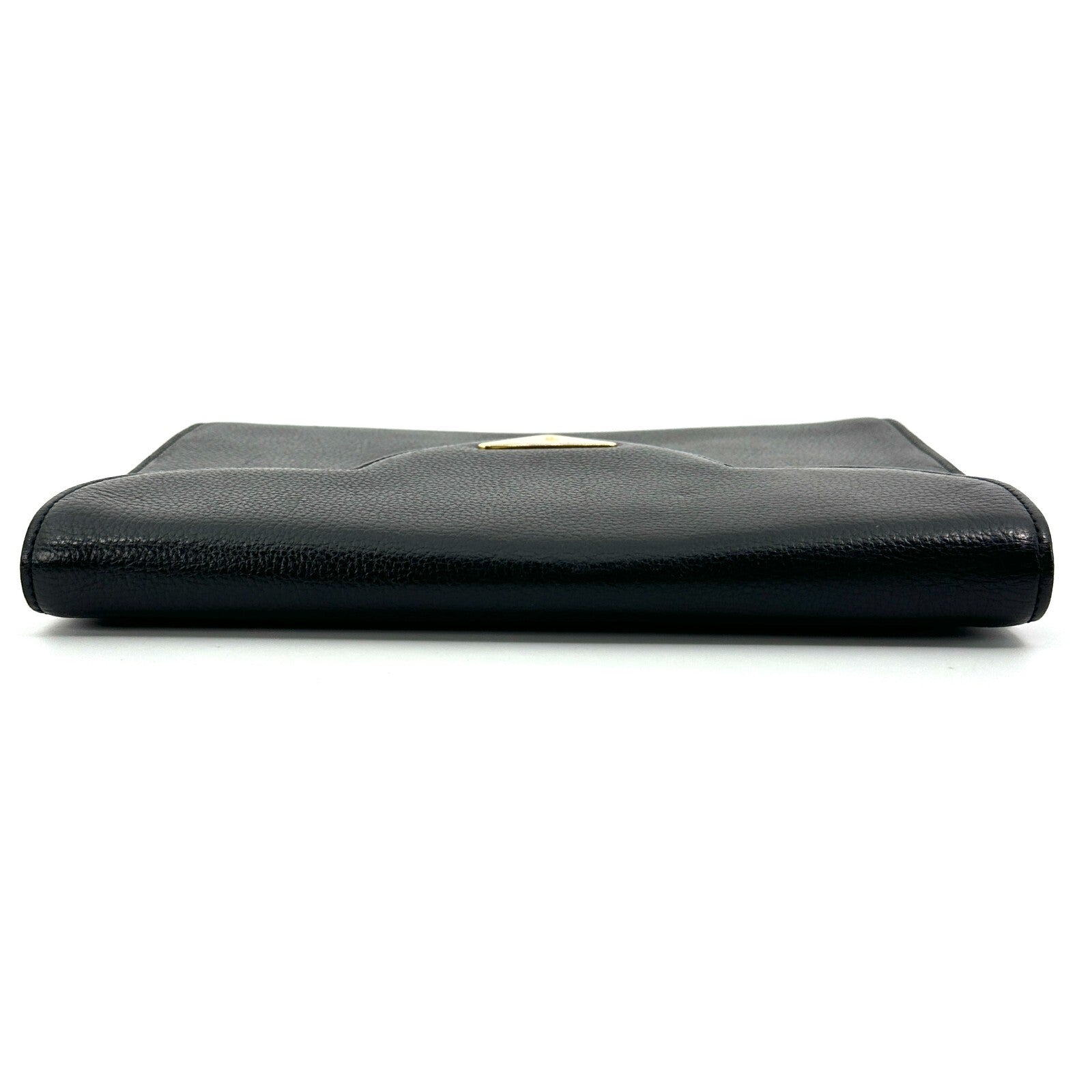 Saint Laurent Yves Clutch Bag - Black, Leather 