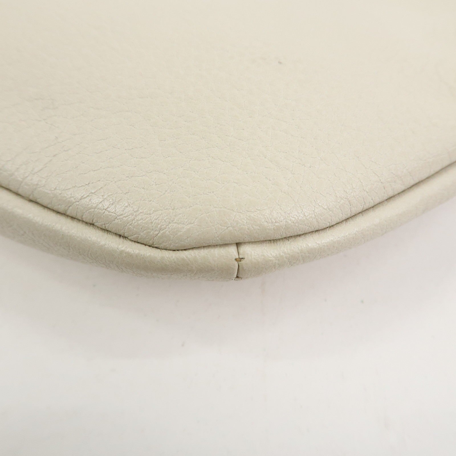 Gucci Sherry Leather Waist Pouch - White, Leather 