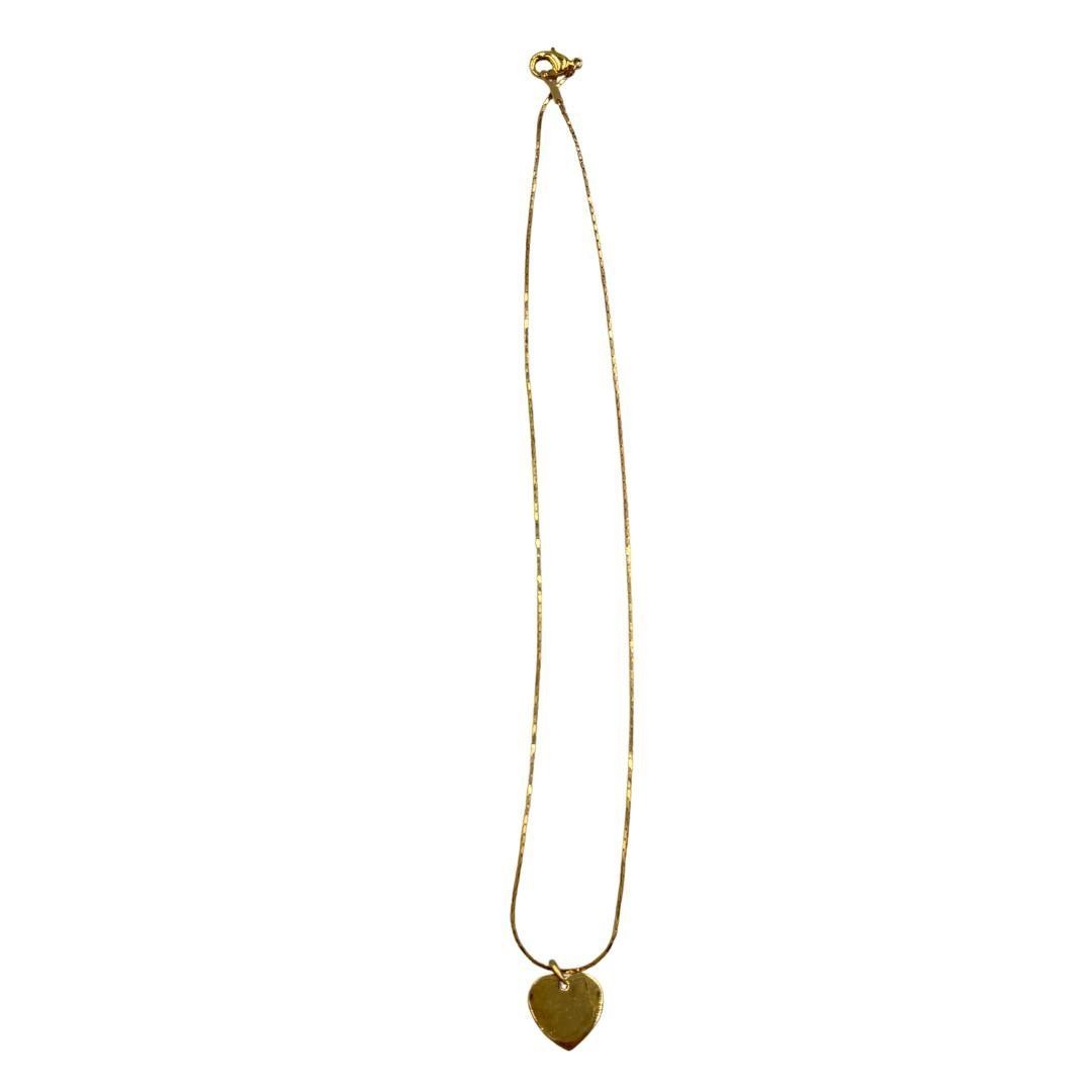 Dior Heart Motif Necklace - Gold, Metal