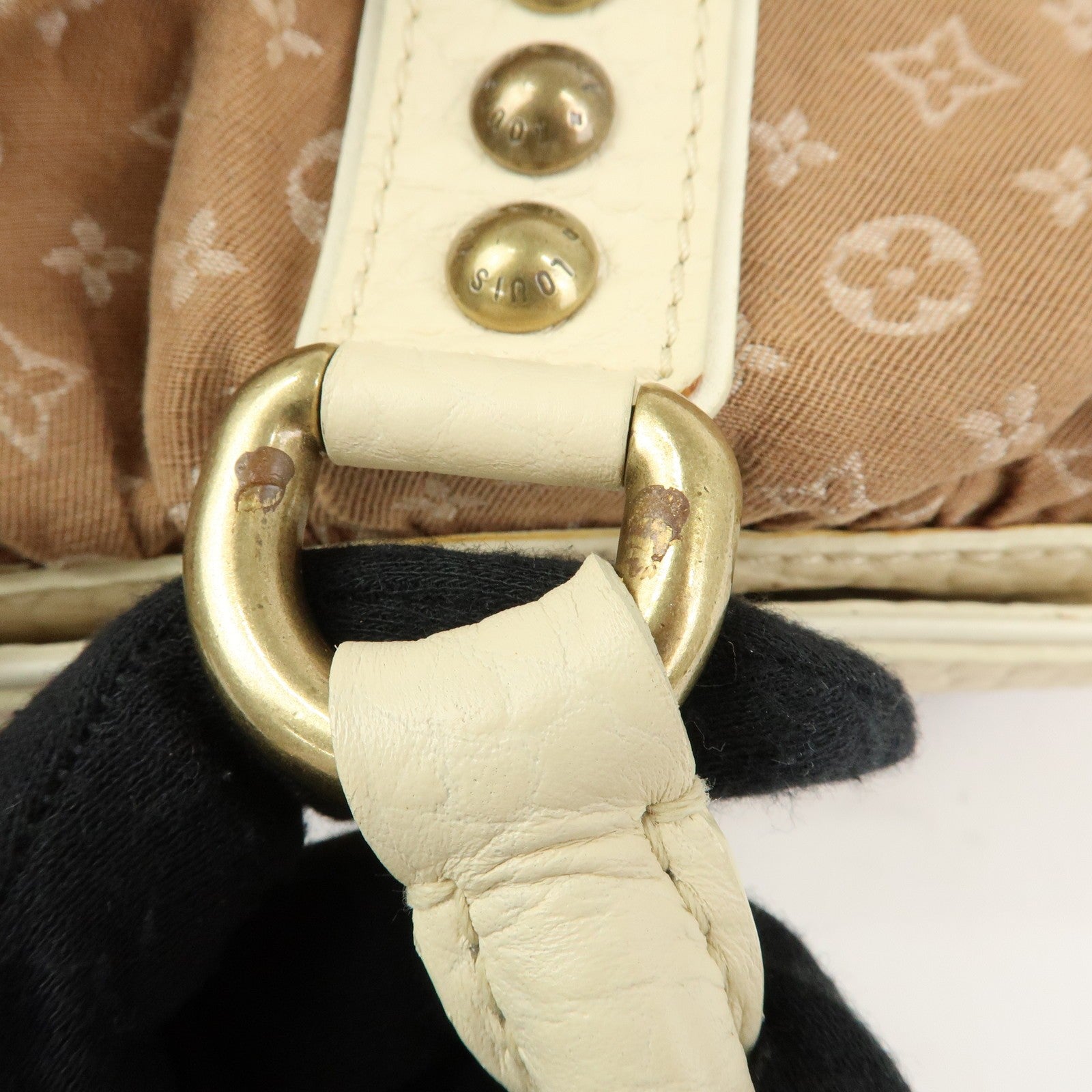 Louis Vuitton Hand Bag - Camel, Monogram Mini Lin Canvas